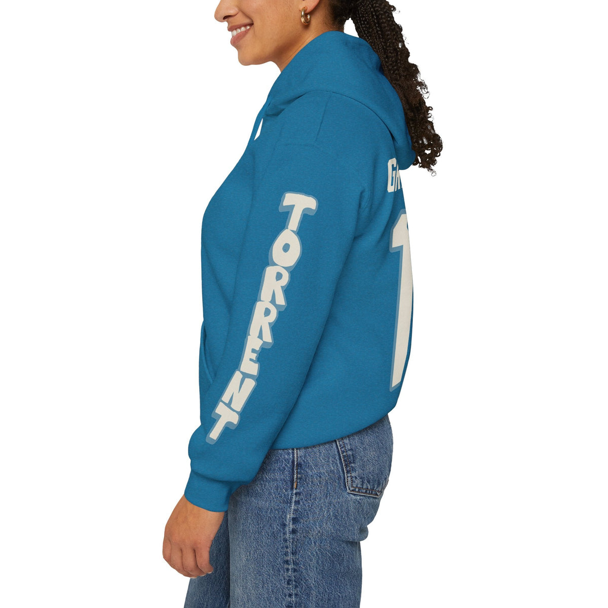Mikyla Grant-Mentis Torrent Unisex Hoodie in Antique Sapphire | Chix Sports