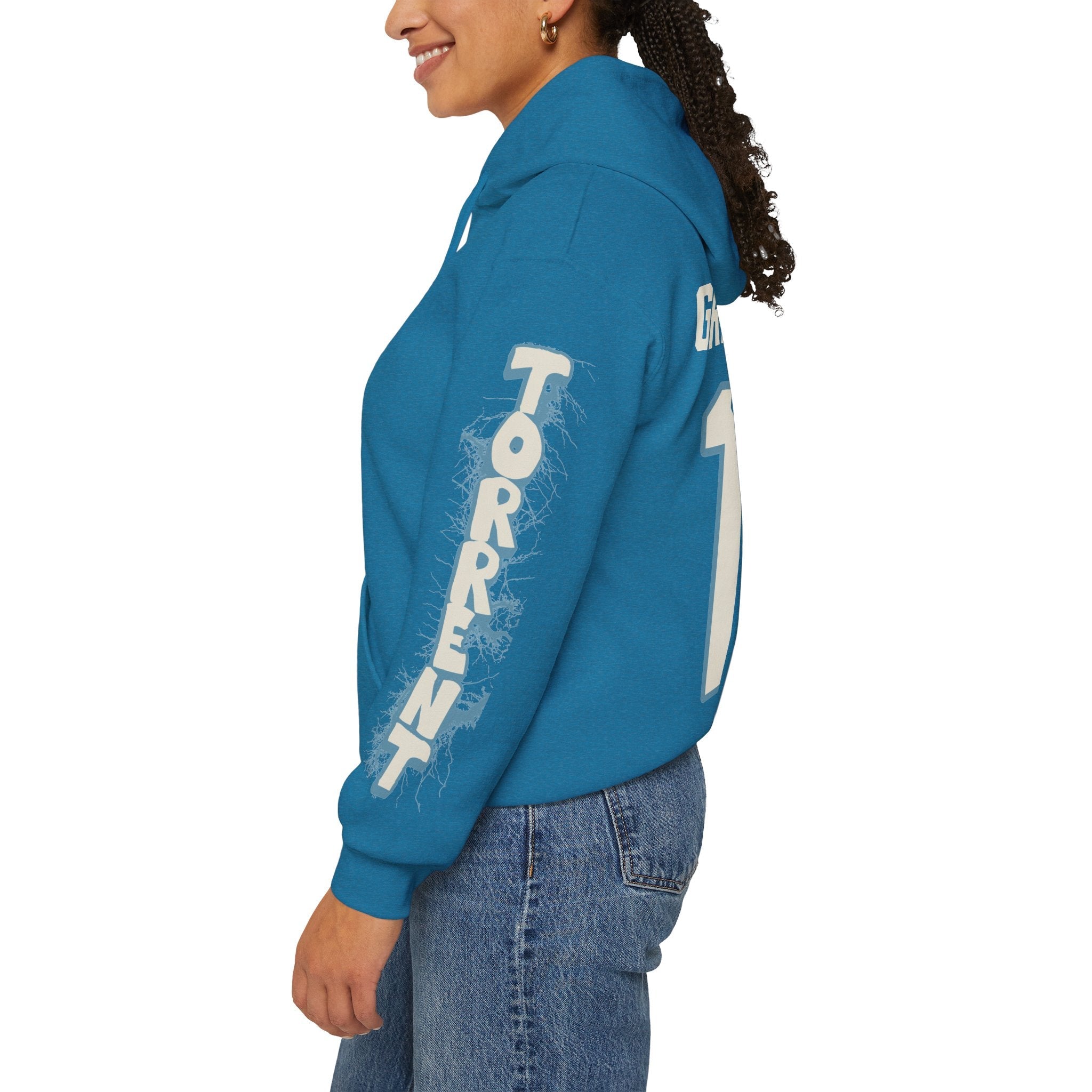 Mikyla Grant-Mentis Torrent Unisex Hoodie in Antique Sapphire | Chix Sports