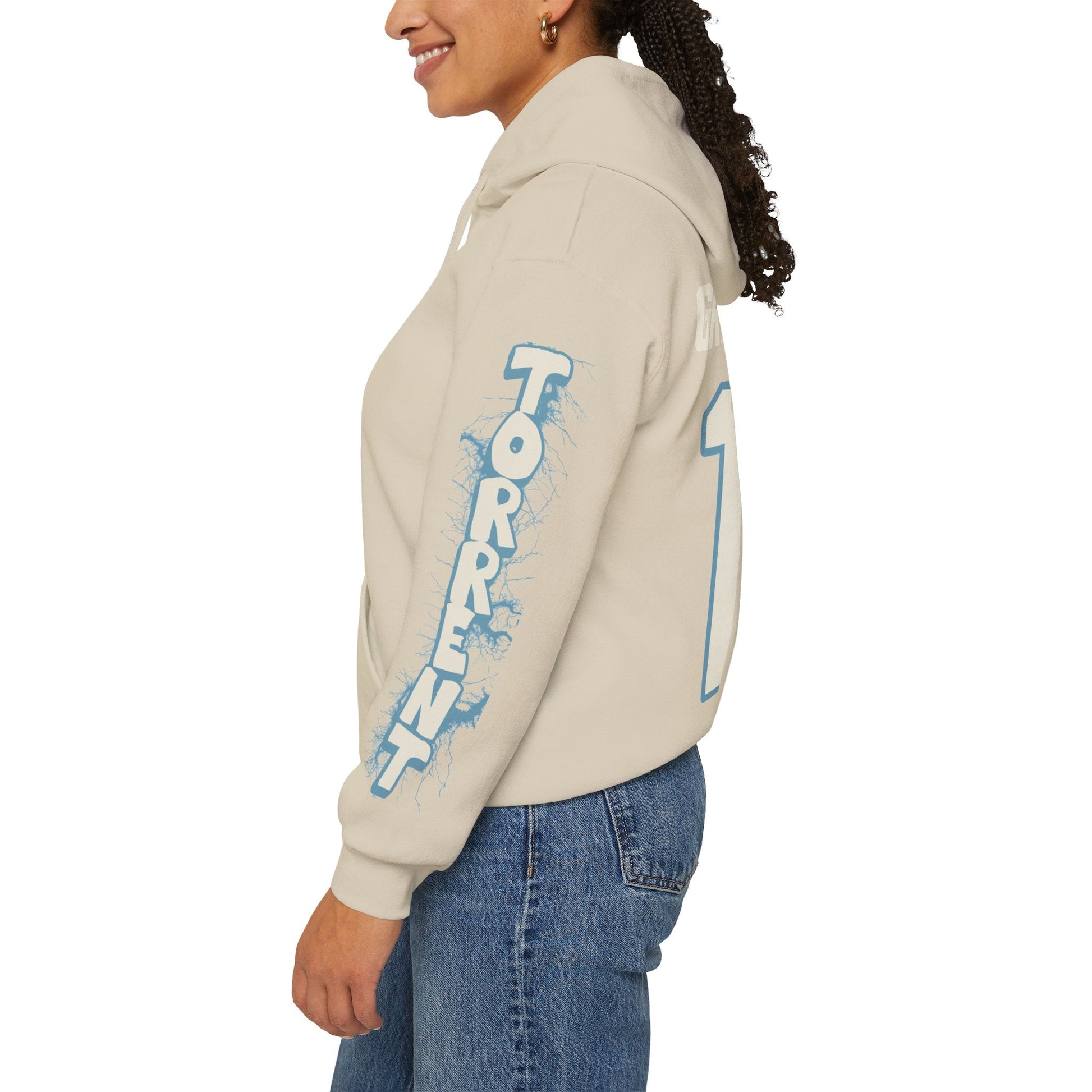 Mikyla Grant-Mentis Torrent Unisex Hoodie in Antique Sapphire | Chix Sports