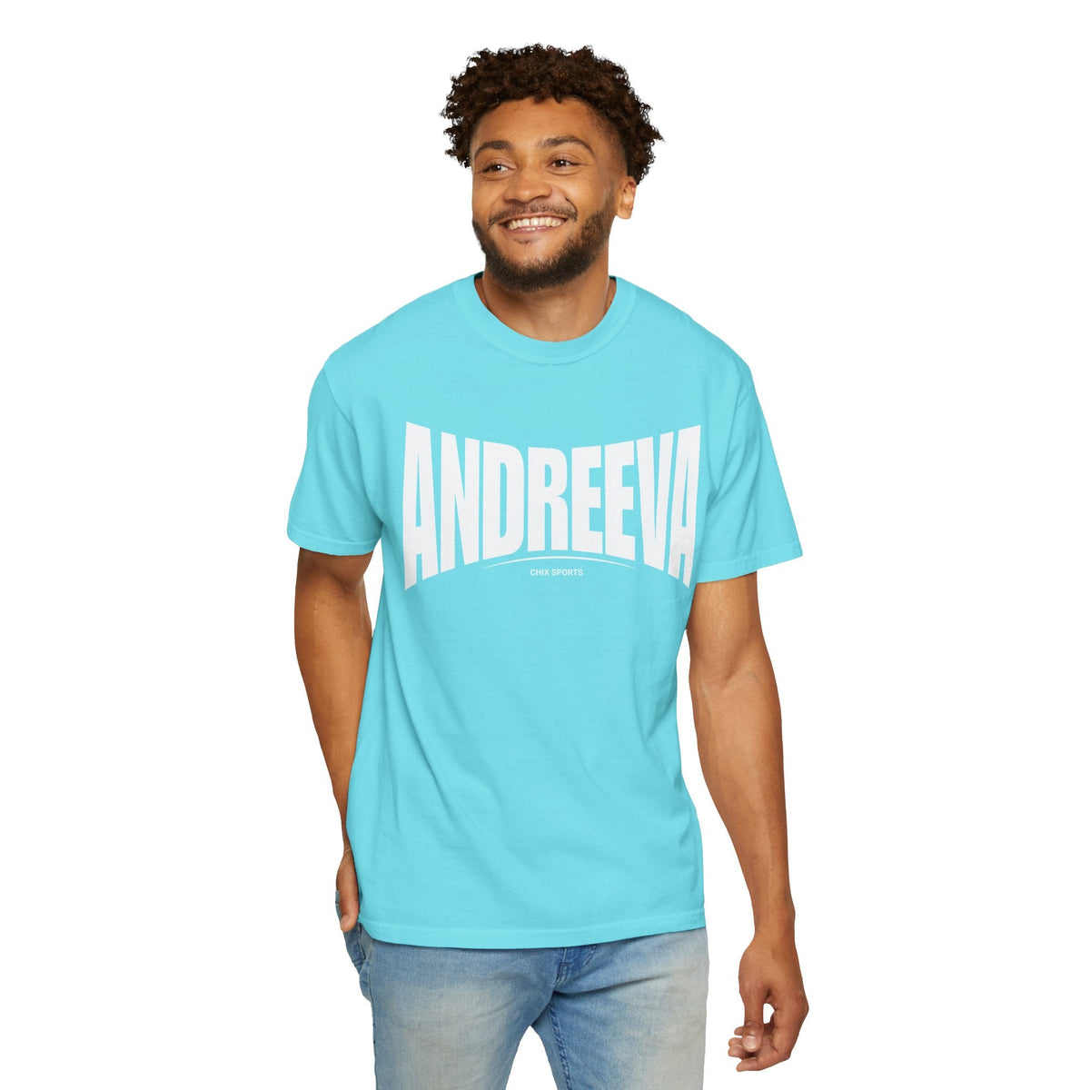 Mira Andreeva Premium Unisex Fan Shirt in Red | Chix Sports