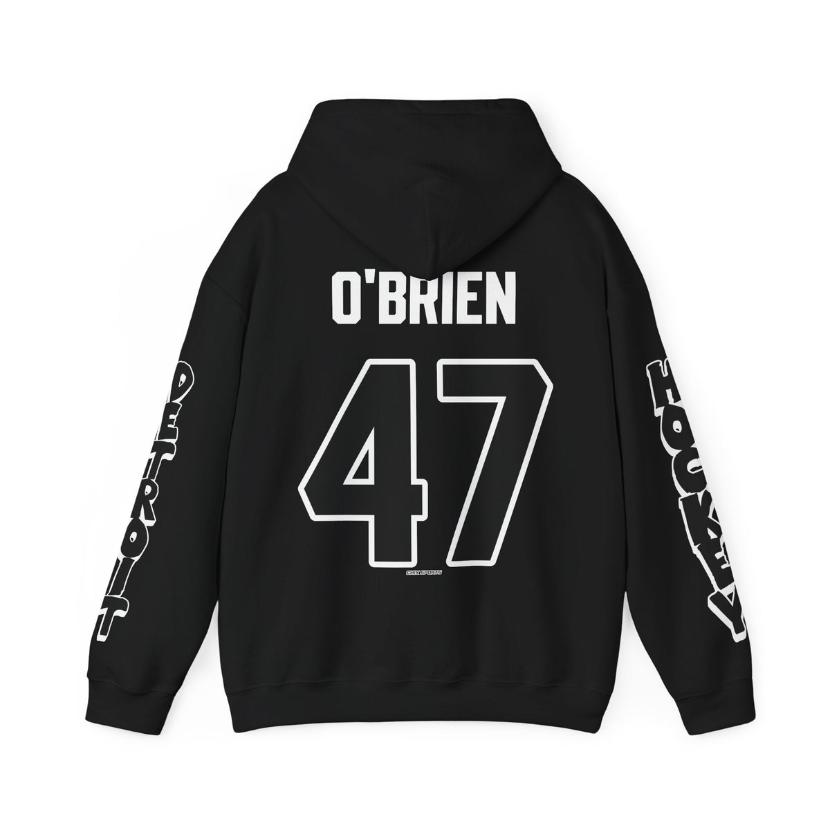 MK O'Brien Detroit Hockey Club Unisex Hoodie in Black | Chix Sports