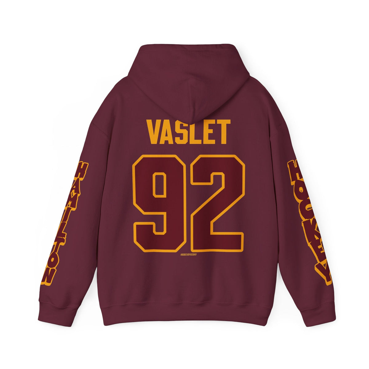 Mya Vaslet Hamilton Expansion Unisex Hoodie in Maroon | Chix Sports