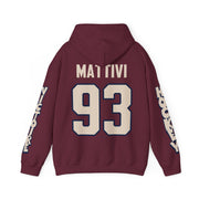Nadia Mattivi Victoire Unisex City Hoodie in Maroon | Chix Sports