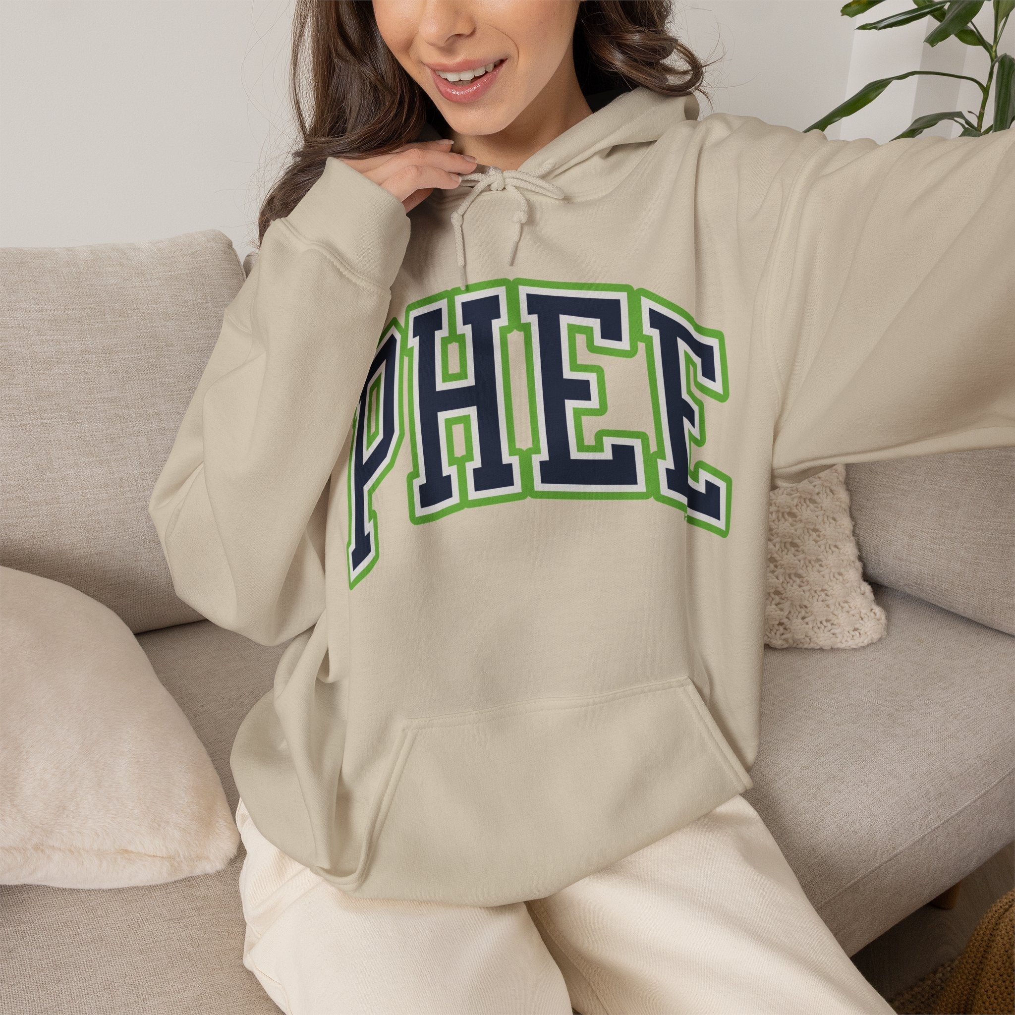 Napheesa "Phee" Collier Lynx Unisex Jersey Hoodie in Sand | Chix Sports