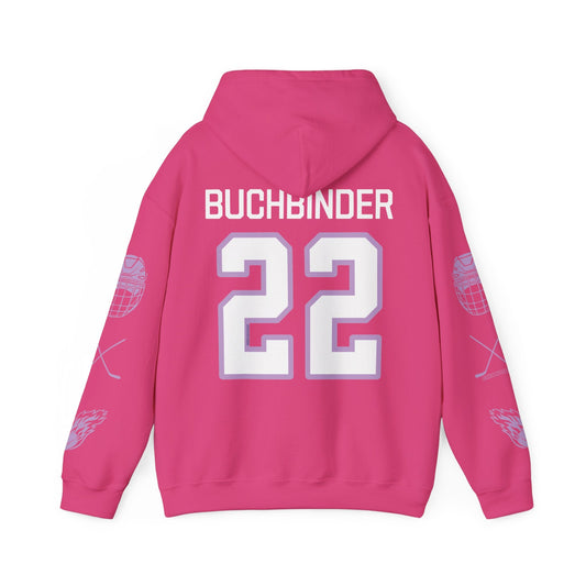 Natalie Buchbinder 22 Frost Hockey Heavy Hoodie | Chix Sports