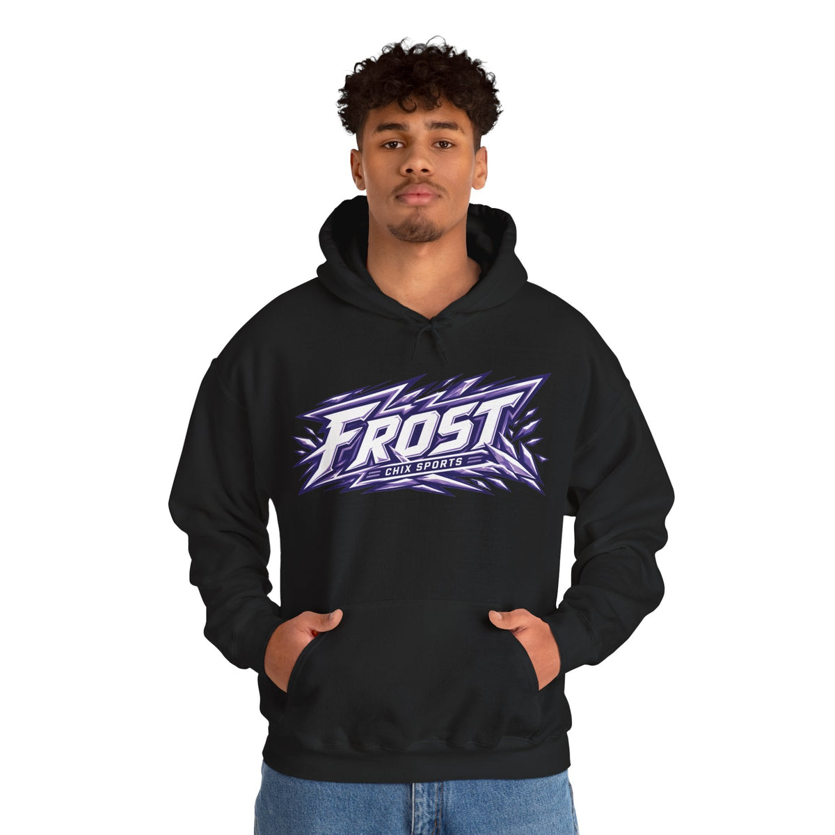 Natalie Buchbinder 22 Frost Unisex Hoodie (no sleeve print) in Sand | Chix Sports