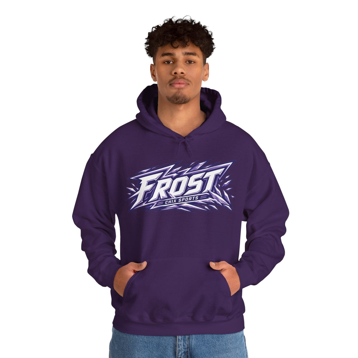 Natalie Buchbinder 22 Frost Unisex Hoodie (no sleeve print) in Sand | Chix Sports