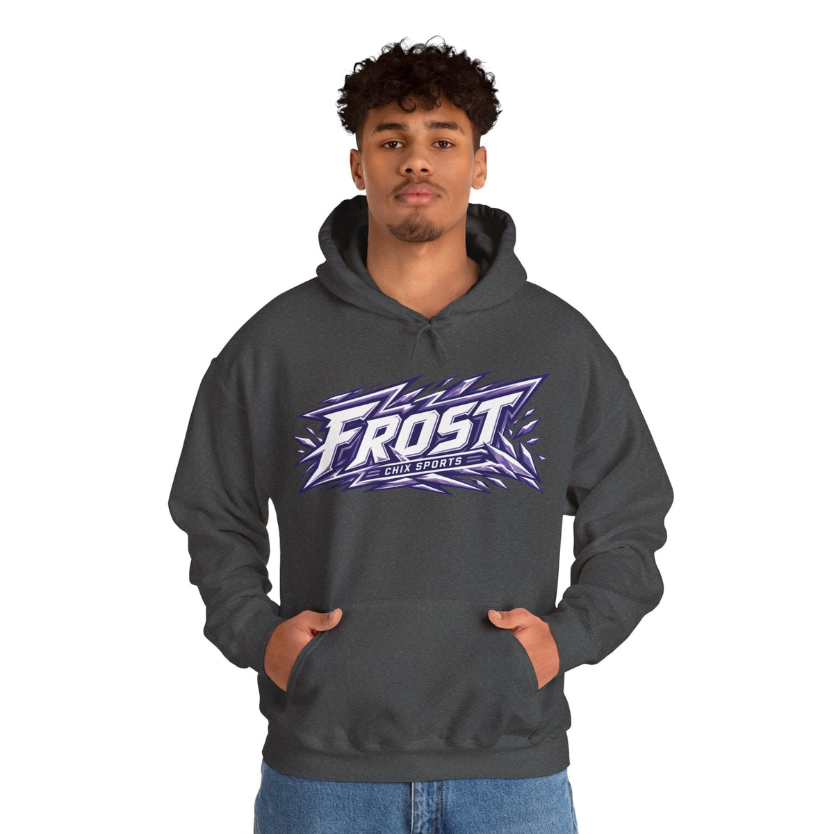 Natalie Buchbinder 22 Frost Unisex Hoodie (no sleeve print) in Sand | Chix Sports