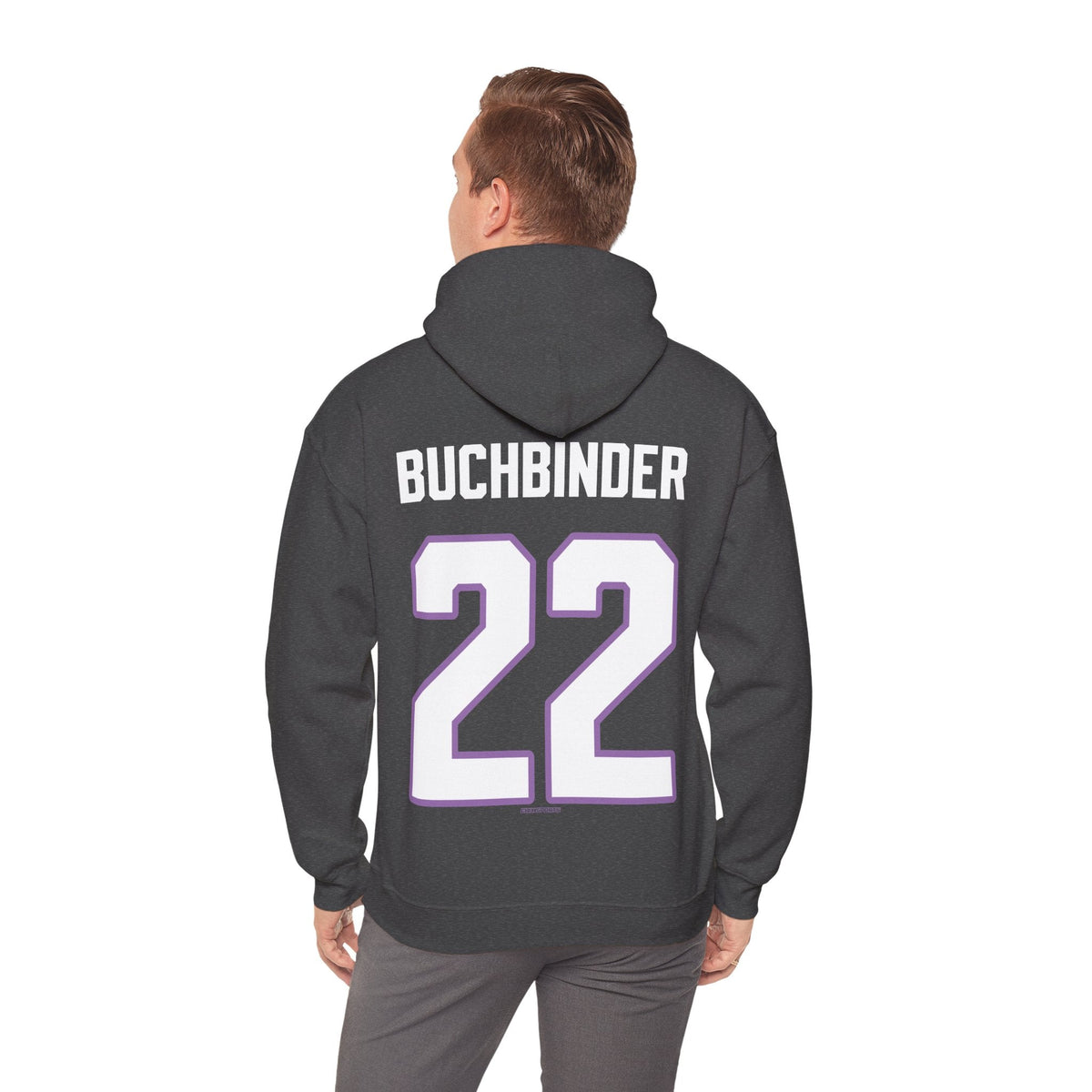 Natalie Buchbinder 22 Frost Unisex Hoodie (no sleeve print) in Sand | Chix Sports