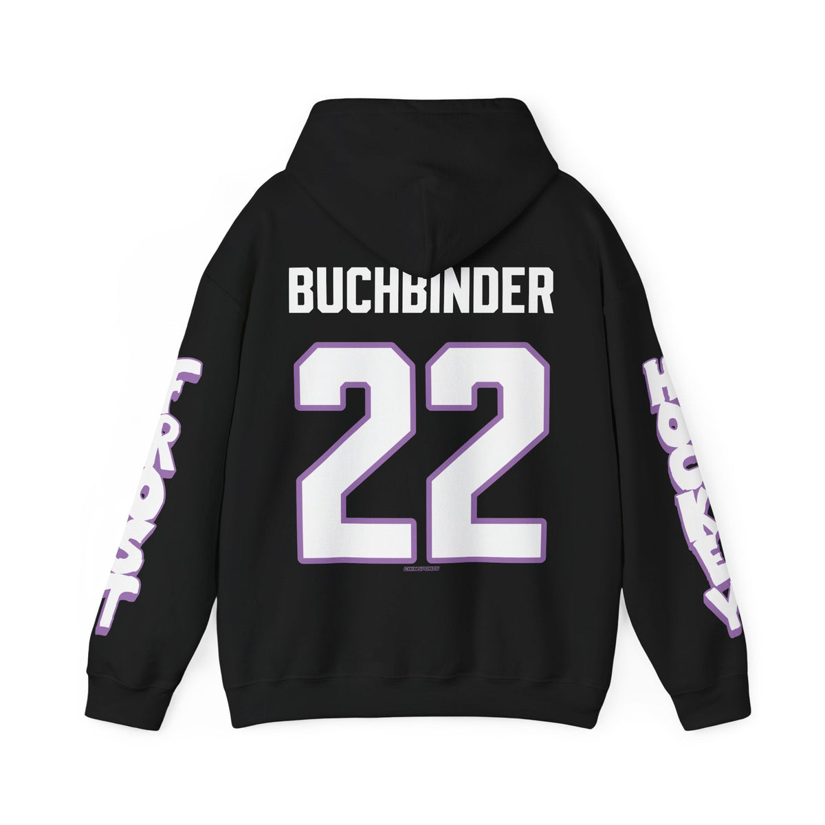 Natalie Buchbinder Frost Unisex Hoodie in Black | Chix Sports