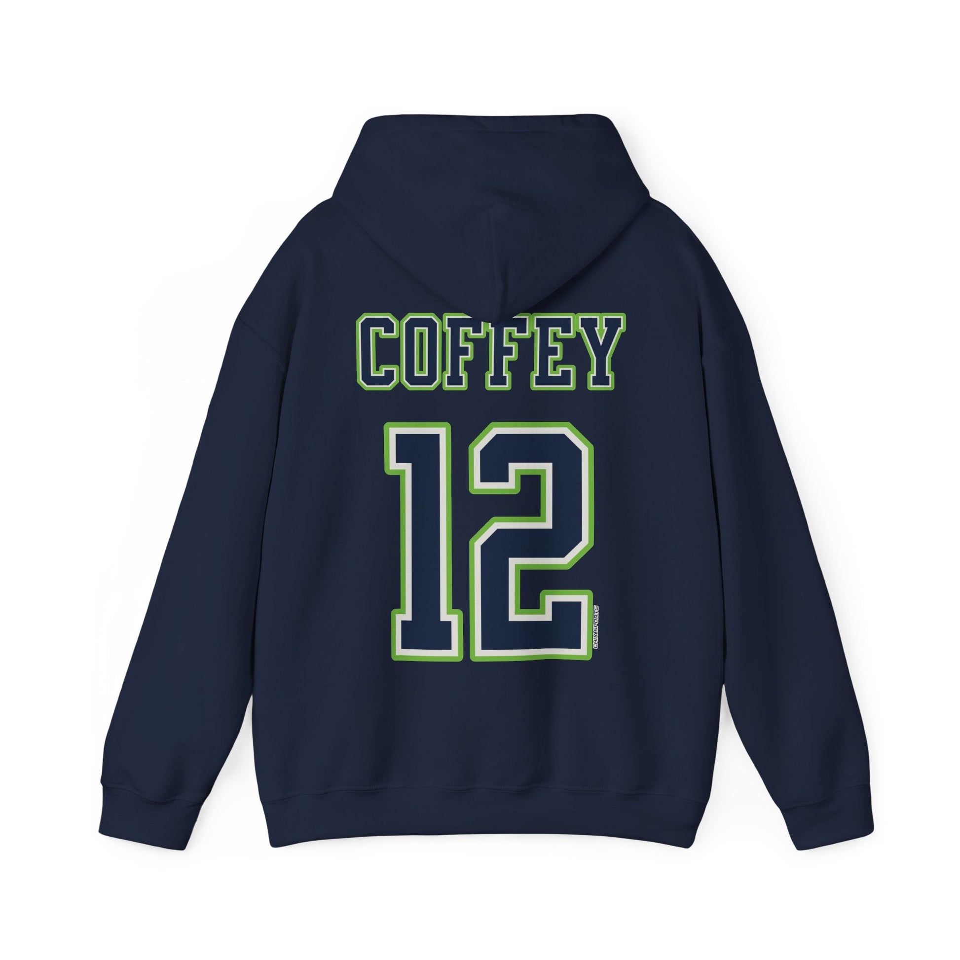 Nia Coffey Lynx Unisex Jersey Hoodie in Navy | Chix Sports