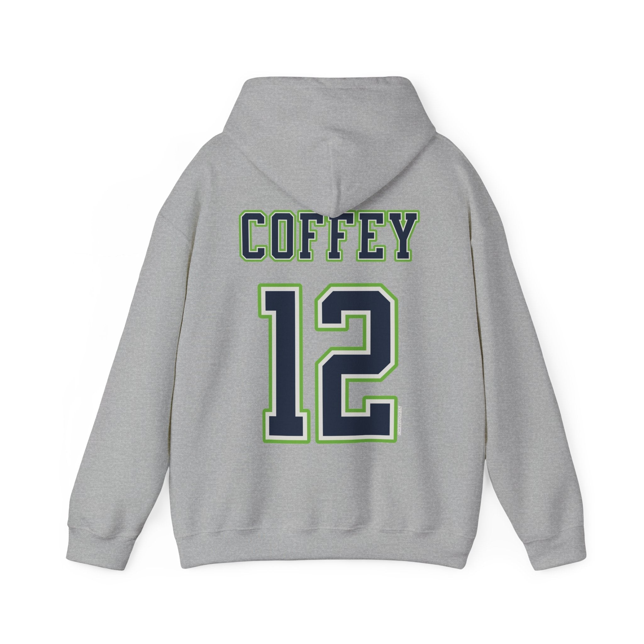 Nia Coffey Lynx Unisex Jersey Hoodie in Sport Grey | Chix Sports