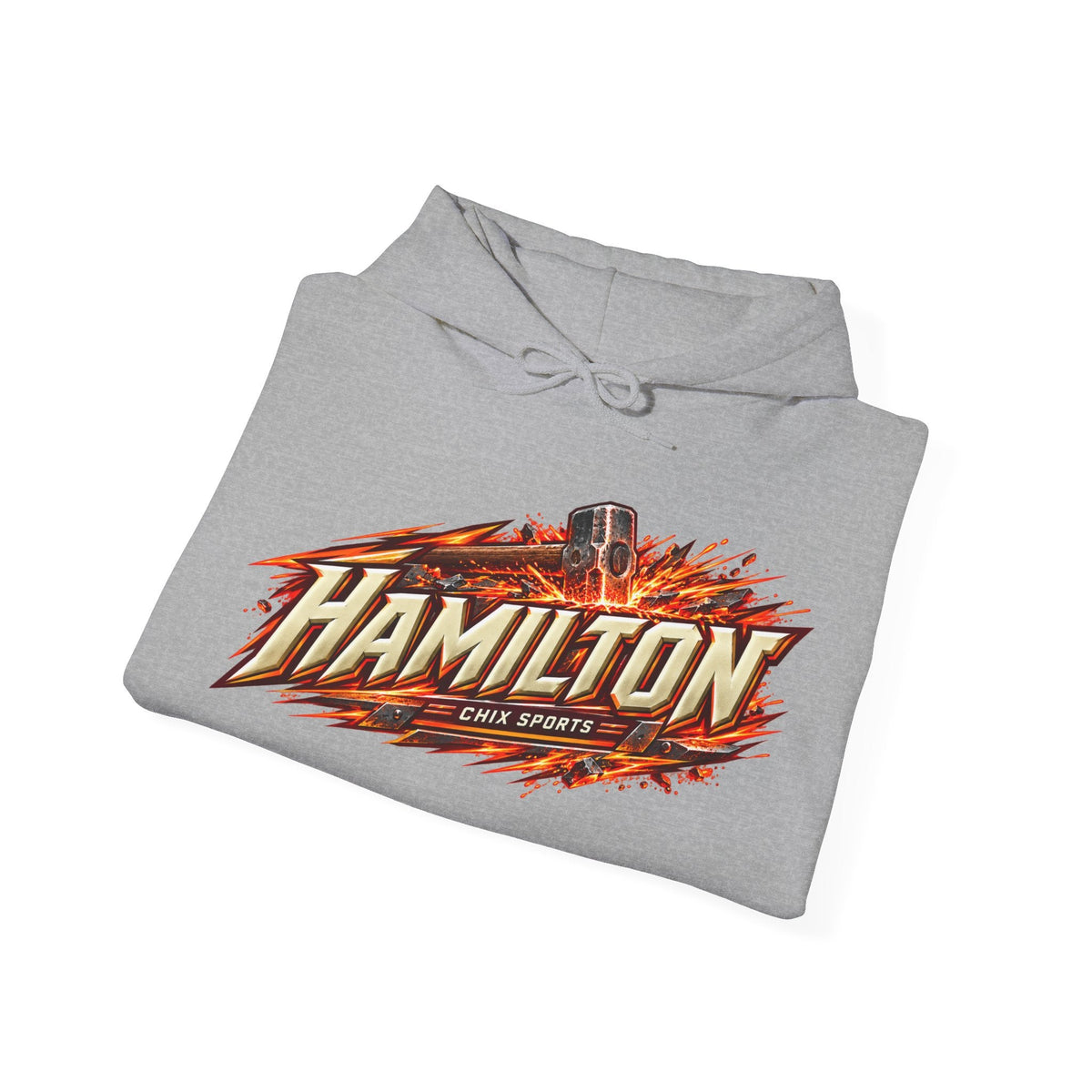 Nicole Gosling Hamilton Expansion Unisex City Hoodie in Maroon | Chix Sports