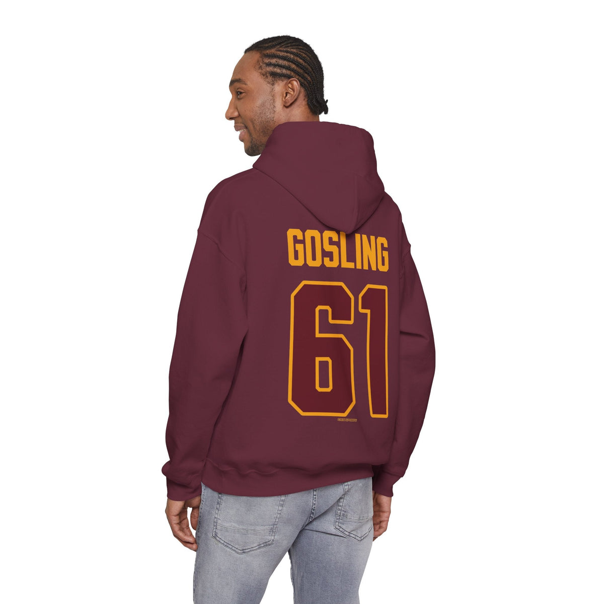 Nicole Gosling Hamilton Expansion Unisex City Hoodie in Maroon | Chix Sports