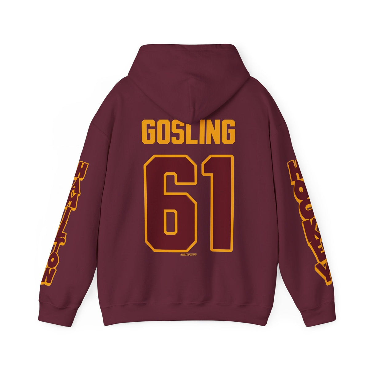 Nicole Gosling Hamilton Expansion Unisex Hoodie in Maroon | Chix Sports