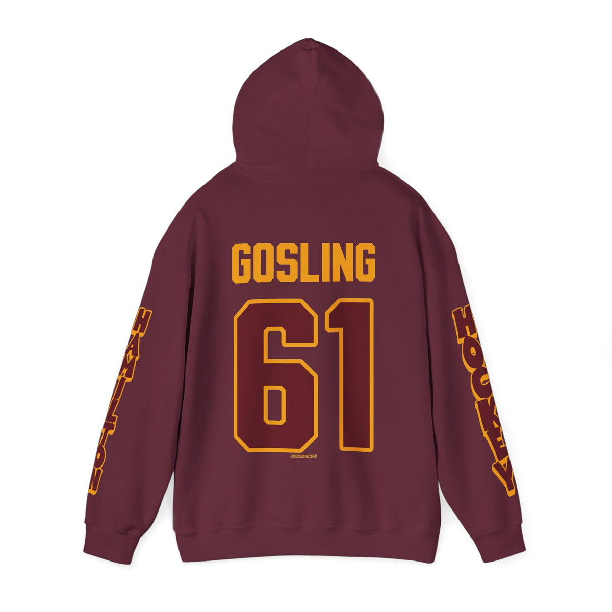 Nicole Gosling Hamilton Expansion Unisex Hoodie in Maroon | Chix Sports