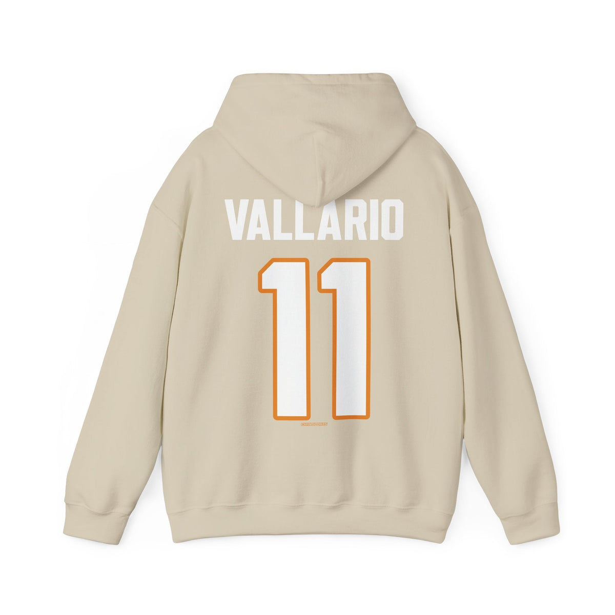 Nicole Vallario Sirens Unisex Hoodie - No Printed Sleeves in Sand | Chix Sports
