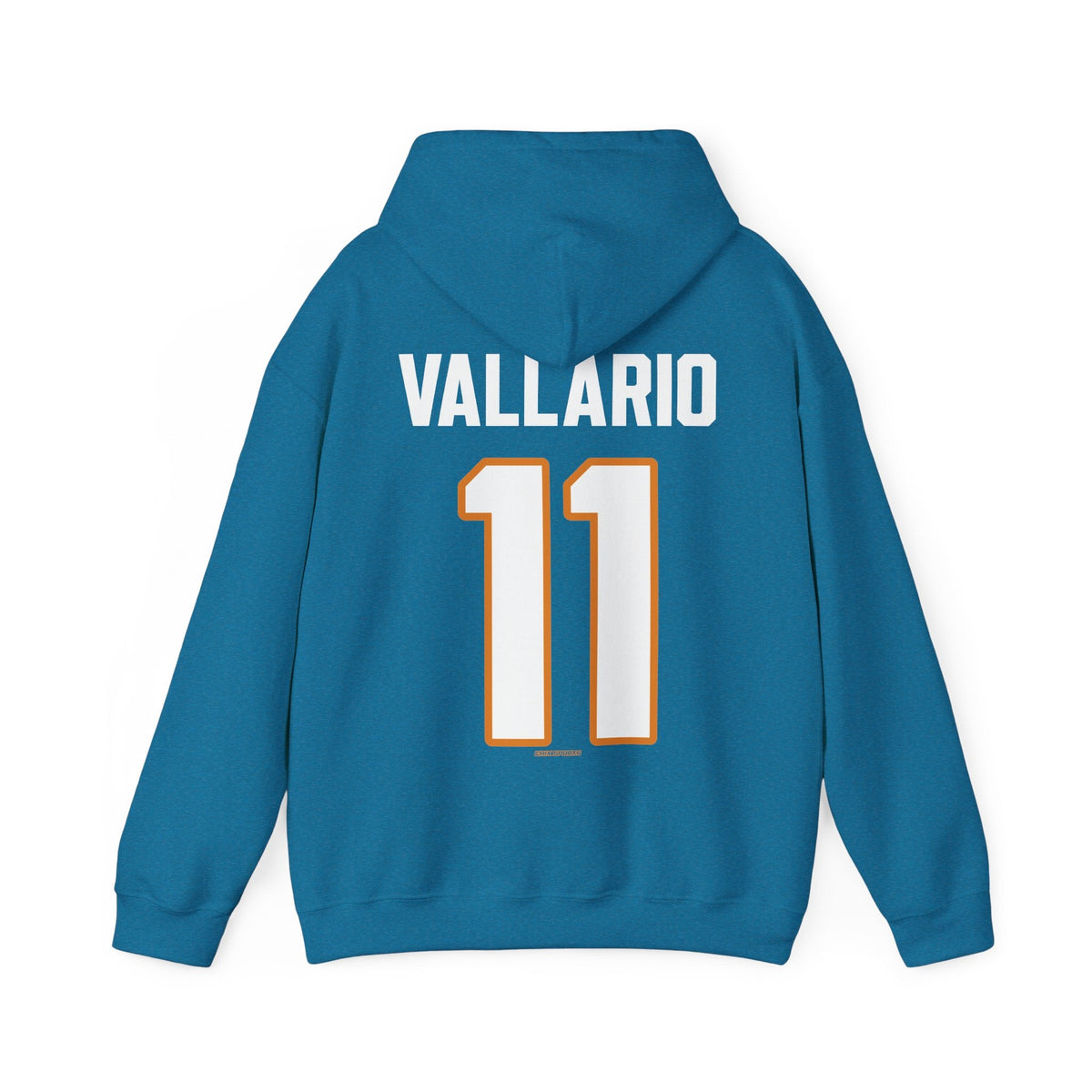 Nicole Vallario Sirens Unisex Hoodie - No Printed Sleeves in Antique Sapphire | Chix Sports