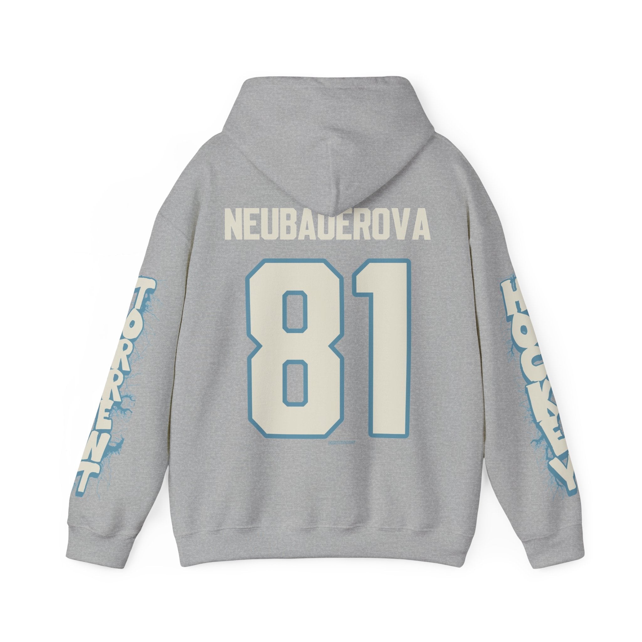Noemi Neubauerova Torrent Unisex Hoodie in Sport Grey | Chix Sports