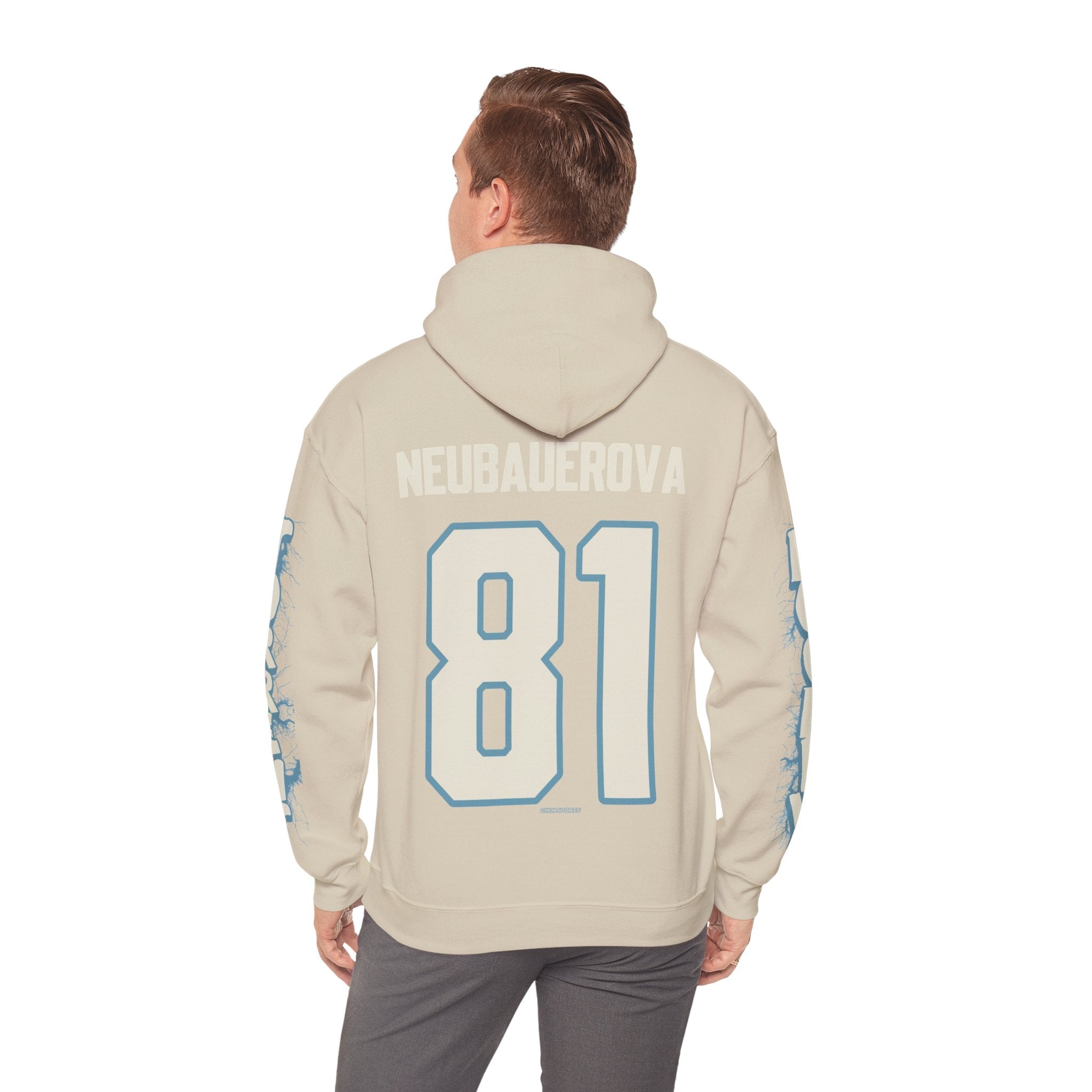Noemi Neubauerova Torrent Unisex Hoodie in Antique Sapphire | Chix Sports