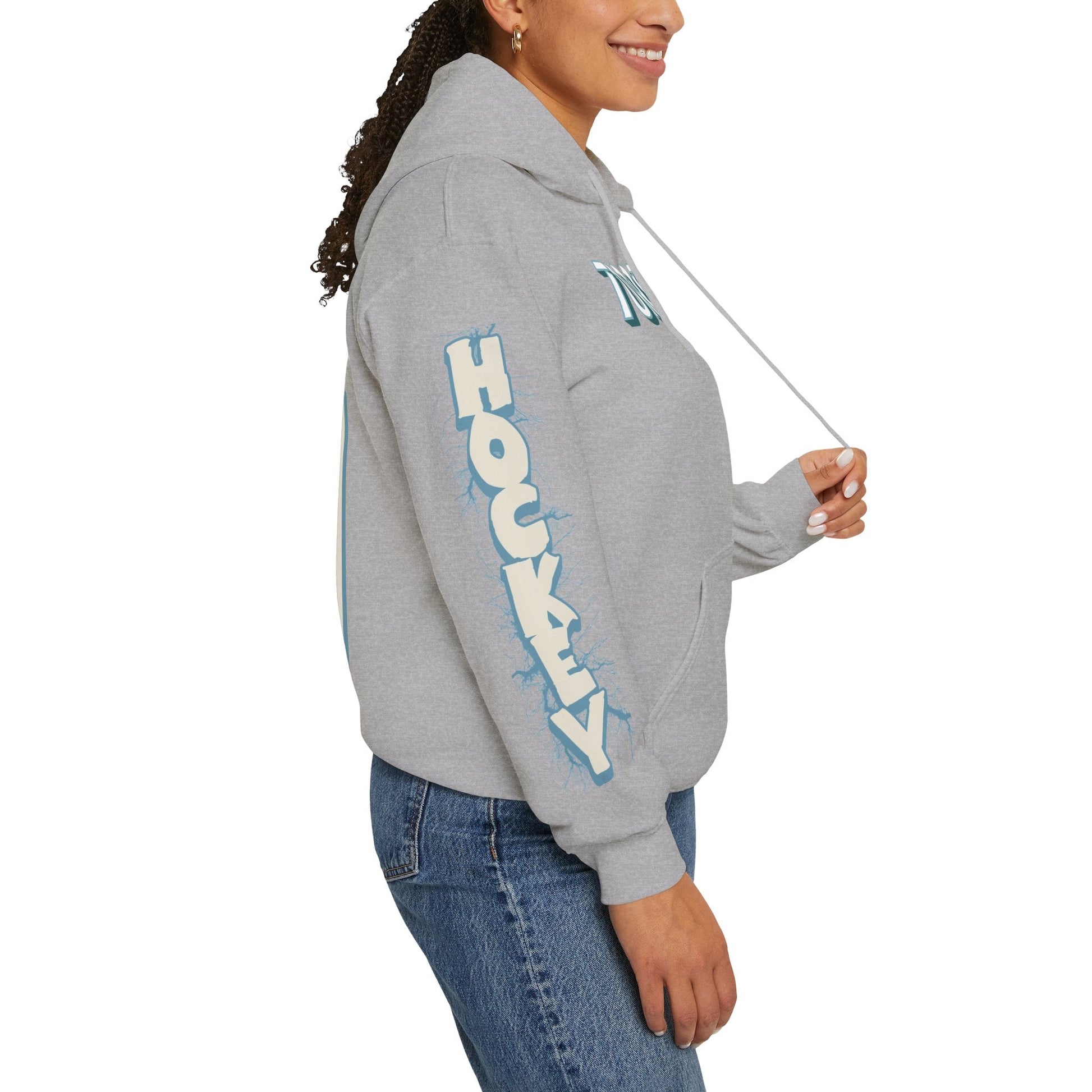 Noemi Neubauerova Torrent Unisex Hoodie in Antique Sapphire | Chix Sports