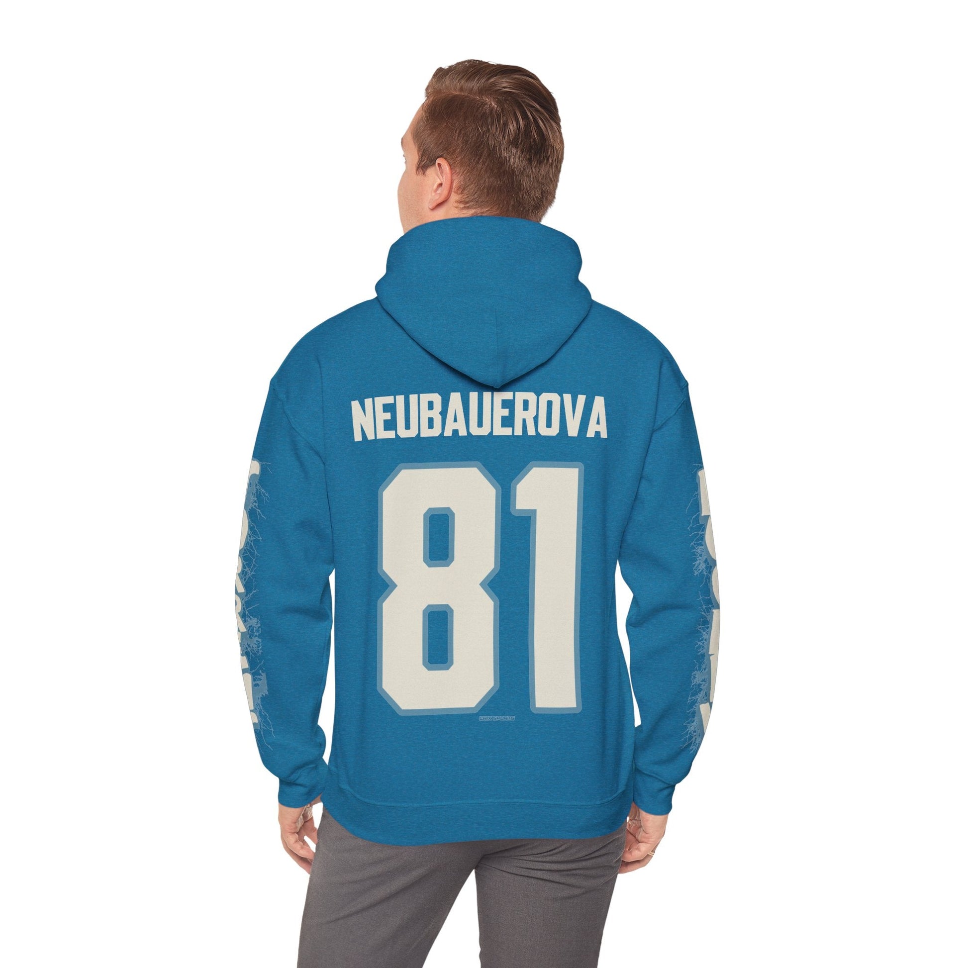 Noemi Neubauerova Torrent Unisex Hoodie in Antique Sapphire | Chix Sports
