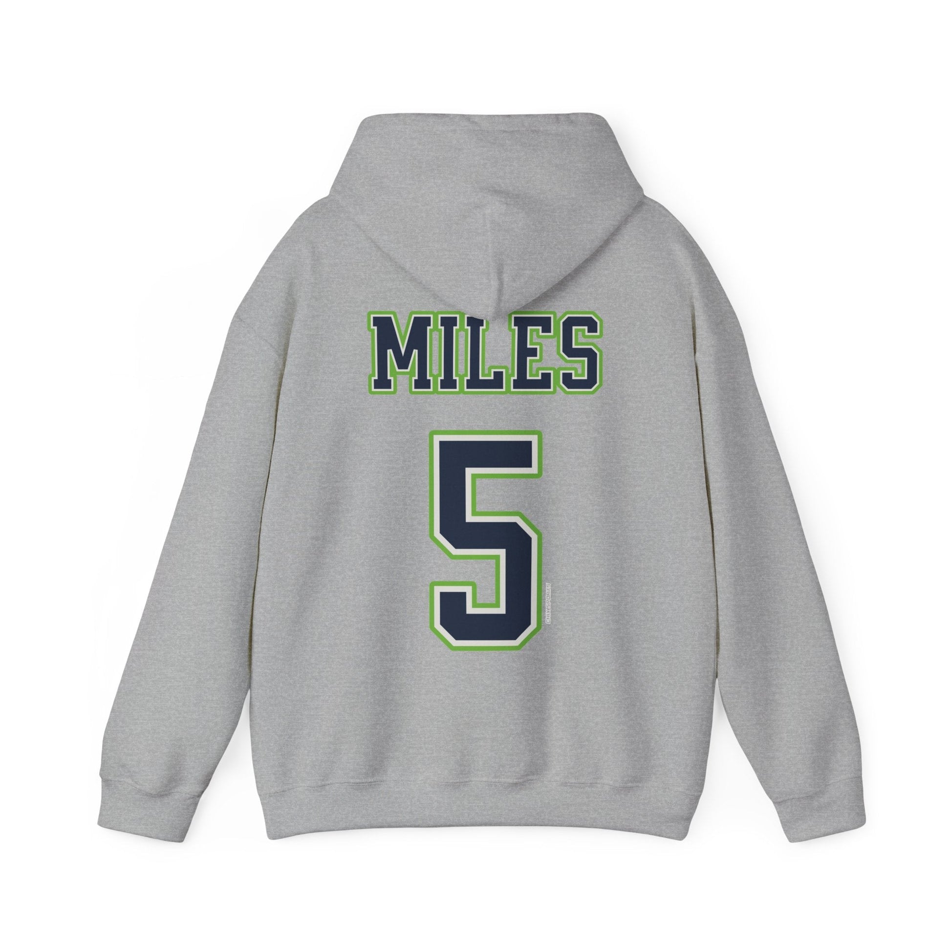 Olivia Miles Lynx Unisex Jersey Hoodie in Sport Grey | Chix Sports