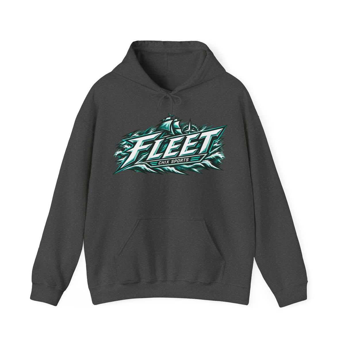 Olivia Mobley Unisex Fleet Hoodie in Dark Heather | Chix Sports