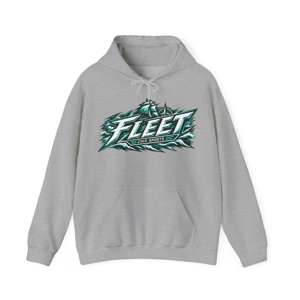 Olivia Mobley Unisex Fleet Hoodie in Dark Heather | Chix Sports