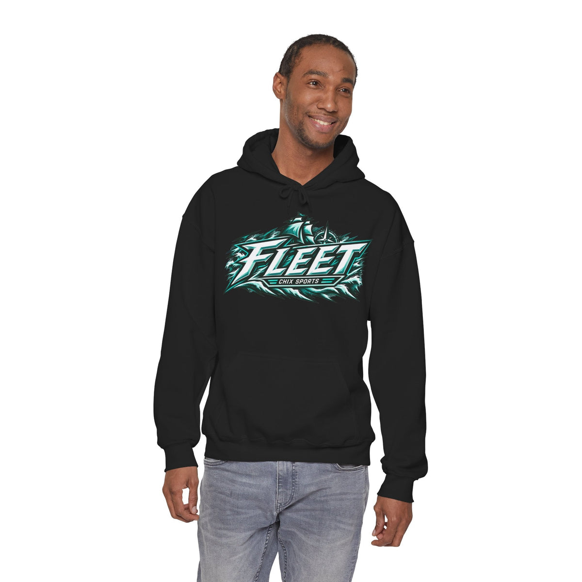Olivia Mobley Unisex Fleet Hoodie in Dark Heather | Chix Sports