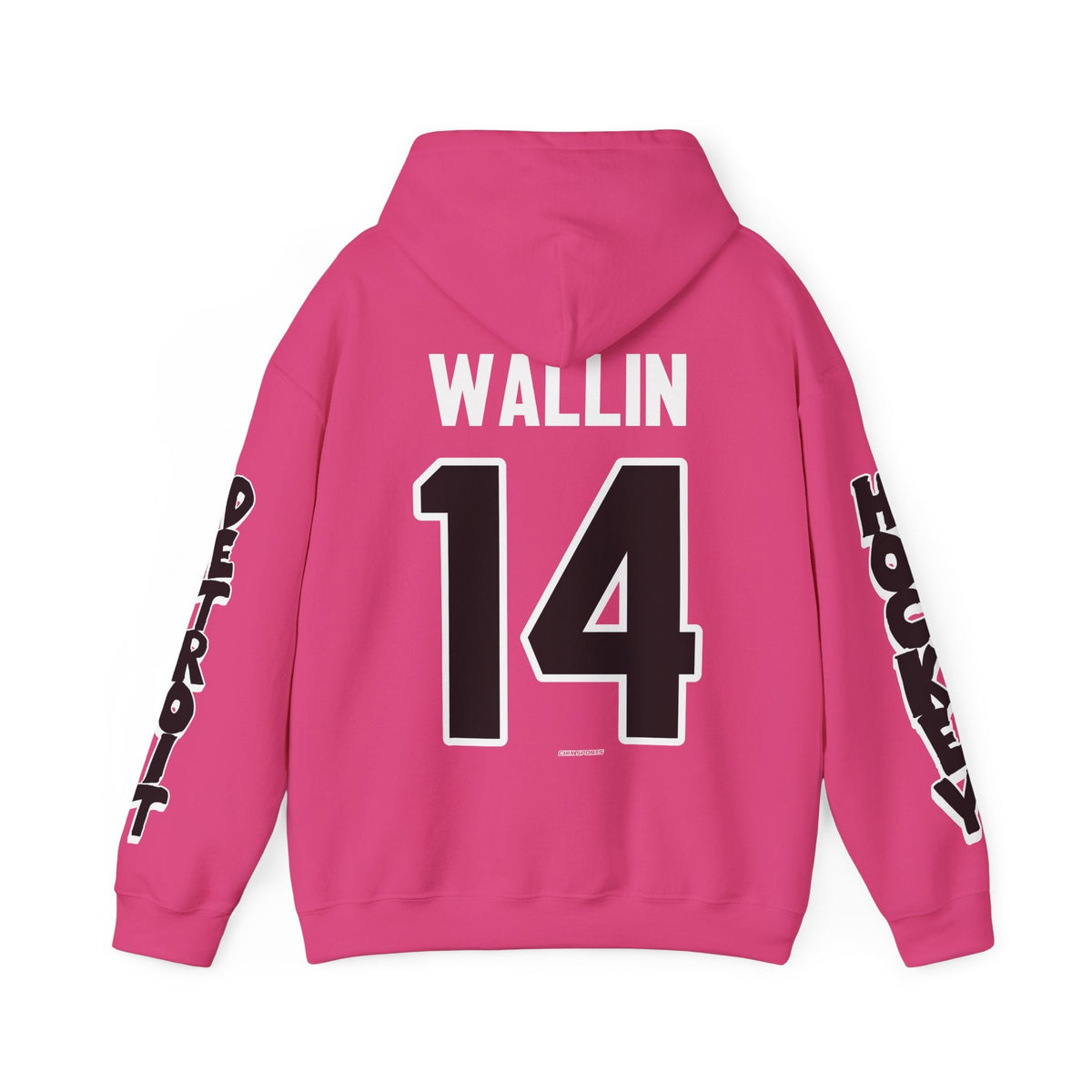 Olivia Wallin Detroit Hockey Club Unisex Hoodie in Heliconia | Chix Sports