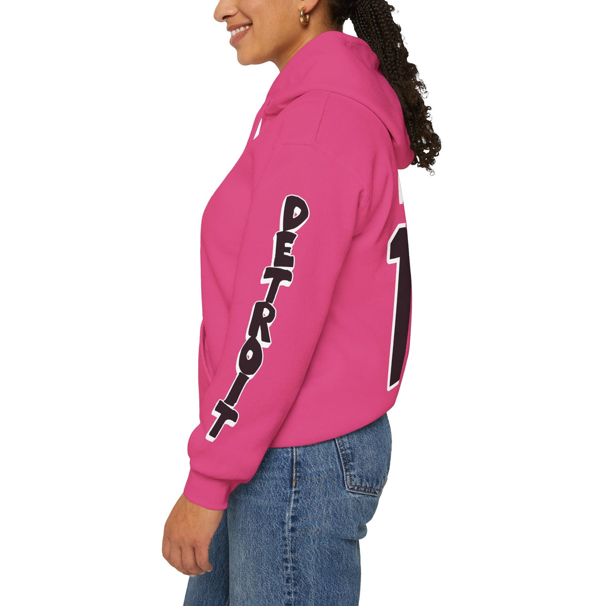 Olivia Wallin Detroit Hockey Club Unisex Hoodie in Red | Chix Sports
