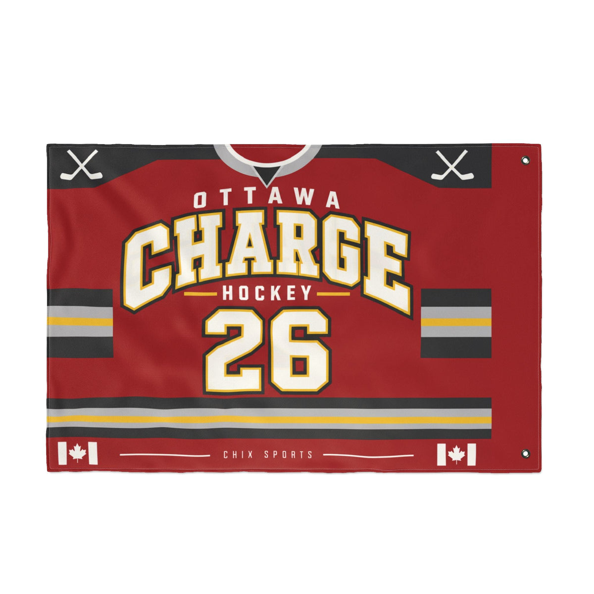 Ottawa Charge 36 x 24 Double-Sided Flag in 24'' × 36'' | Chix Sports