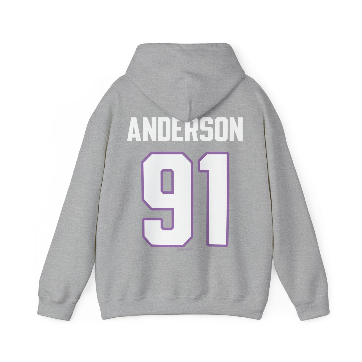 Peyton Anderson Frost Unisex Hoodie (no sleeve print) in Sport Grey | Chix Sports