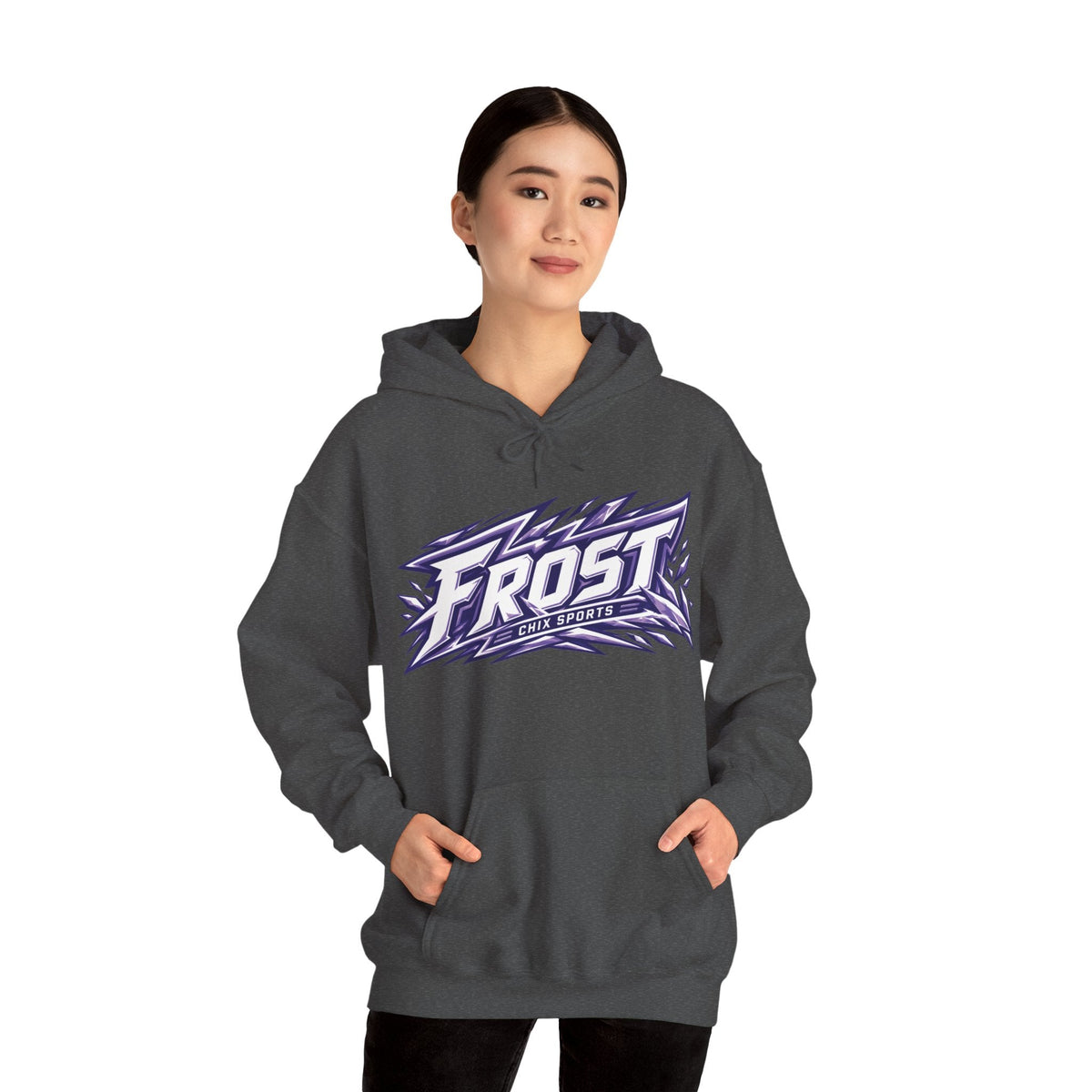 Peyton Anderson Frost Unisex Hoodie (no sleeve print) in Sand | Chix Sports