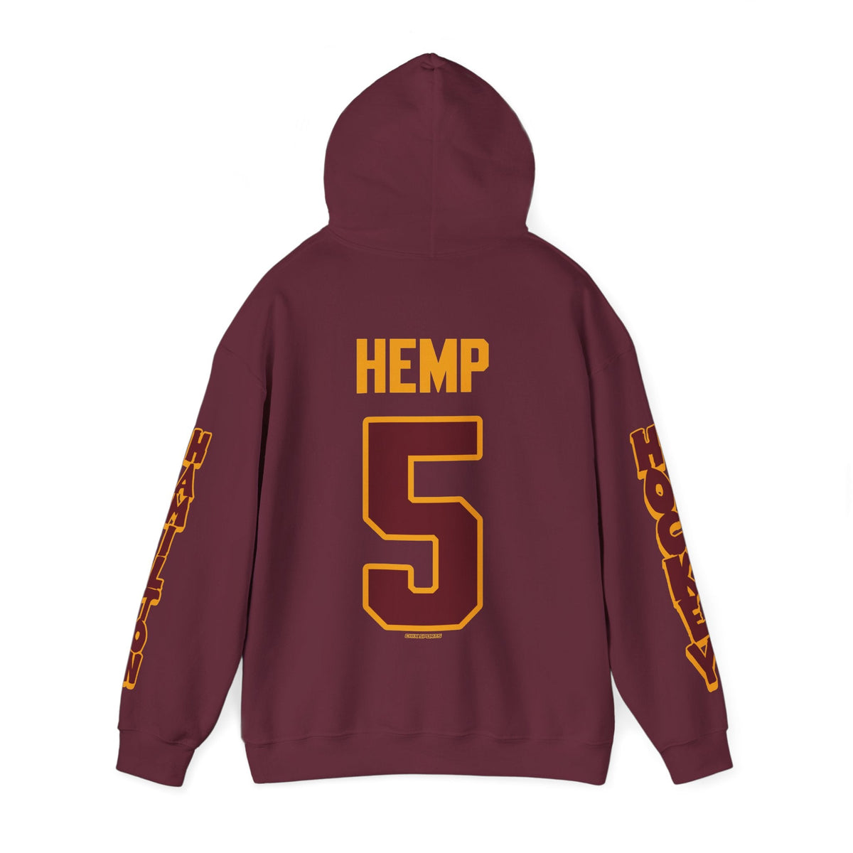 Peyton Hemp Hamilton Expansion Unisex Hoodie in Maroon | Chix Sports