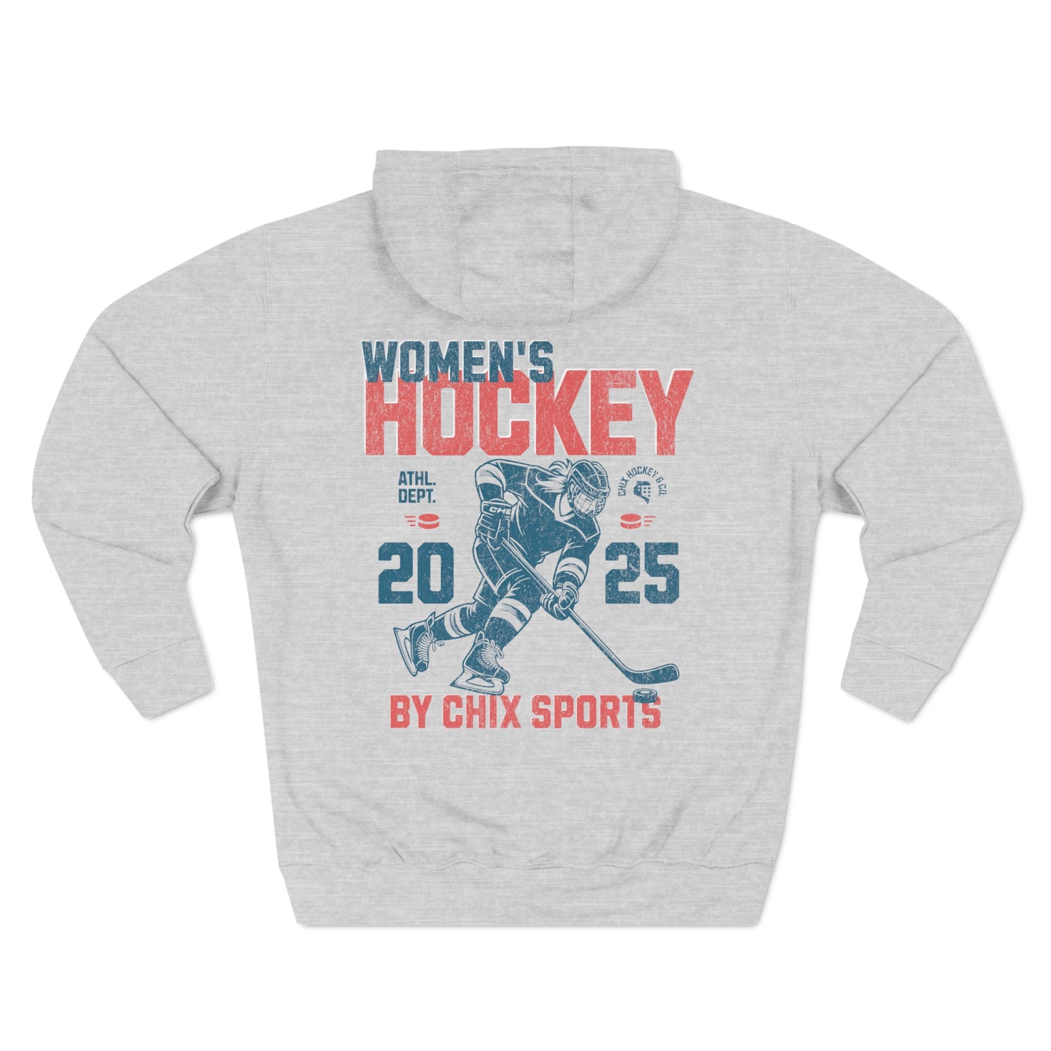 Premium Women's Hockey Hoodie Vintage Style | Chix Sports