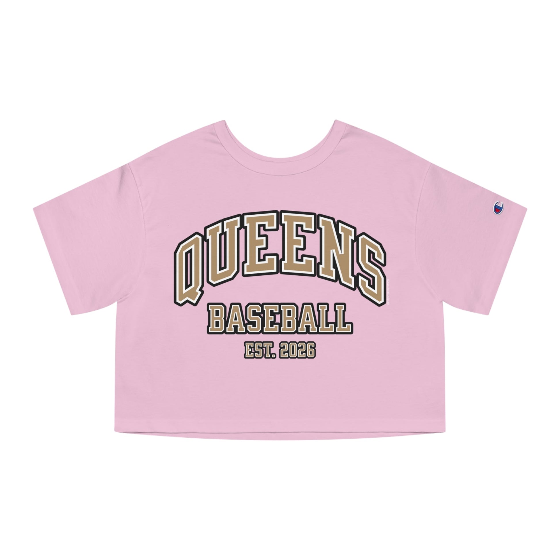 Queens Baseball Crop Top | Chix Sports