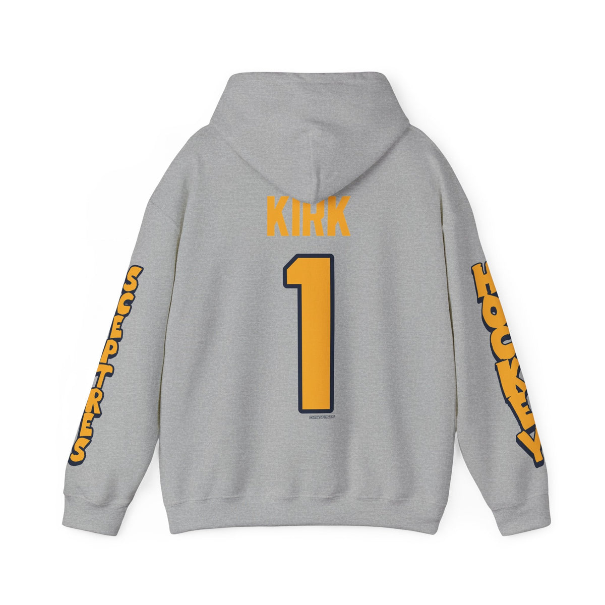 Raygan Kirk Sceptres Goalie Unisex Hoodie in Sport Grey | Chix Sports