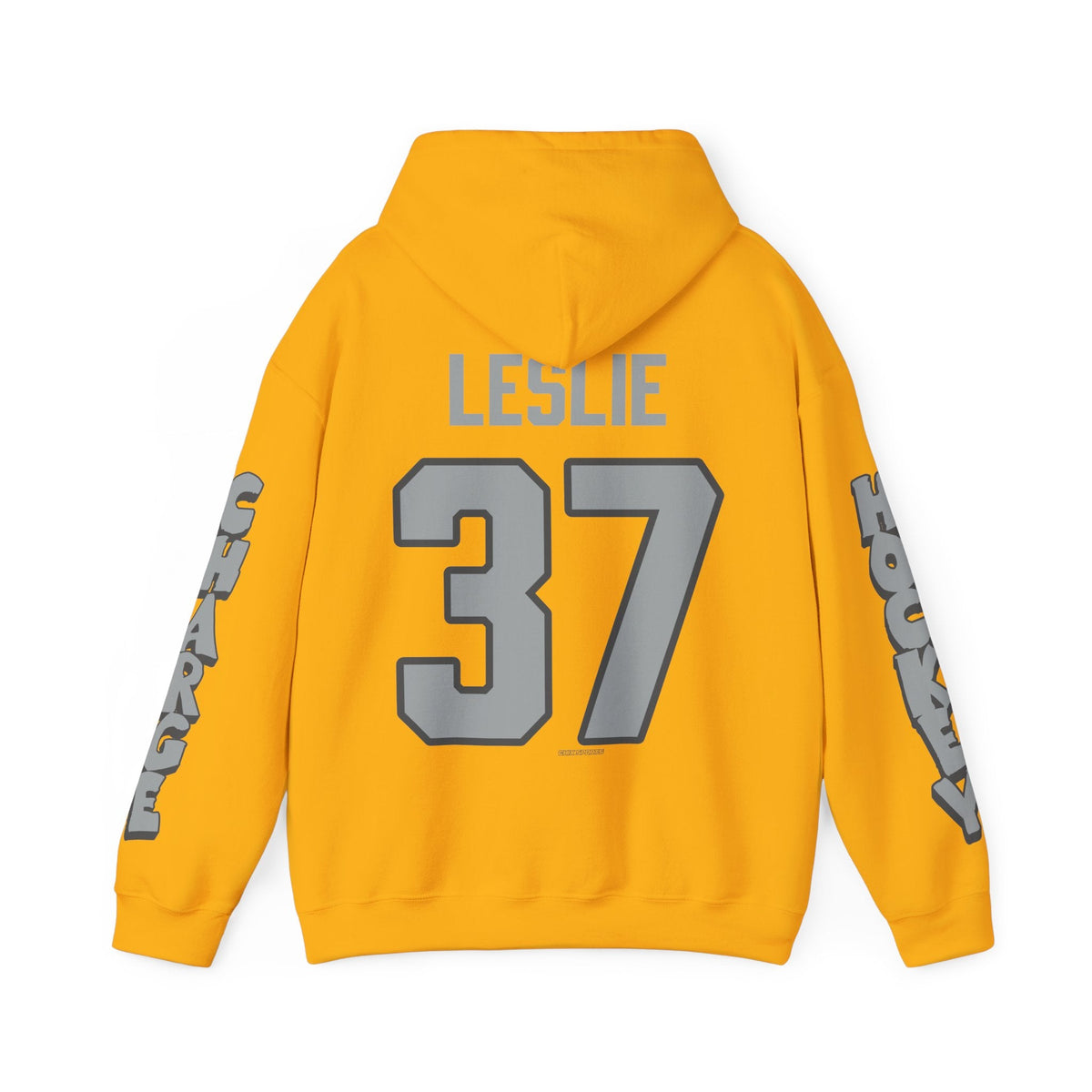 Rebecca Leslie Charge Unisex Power Hoodie in Gold | Chix Sports