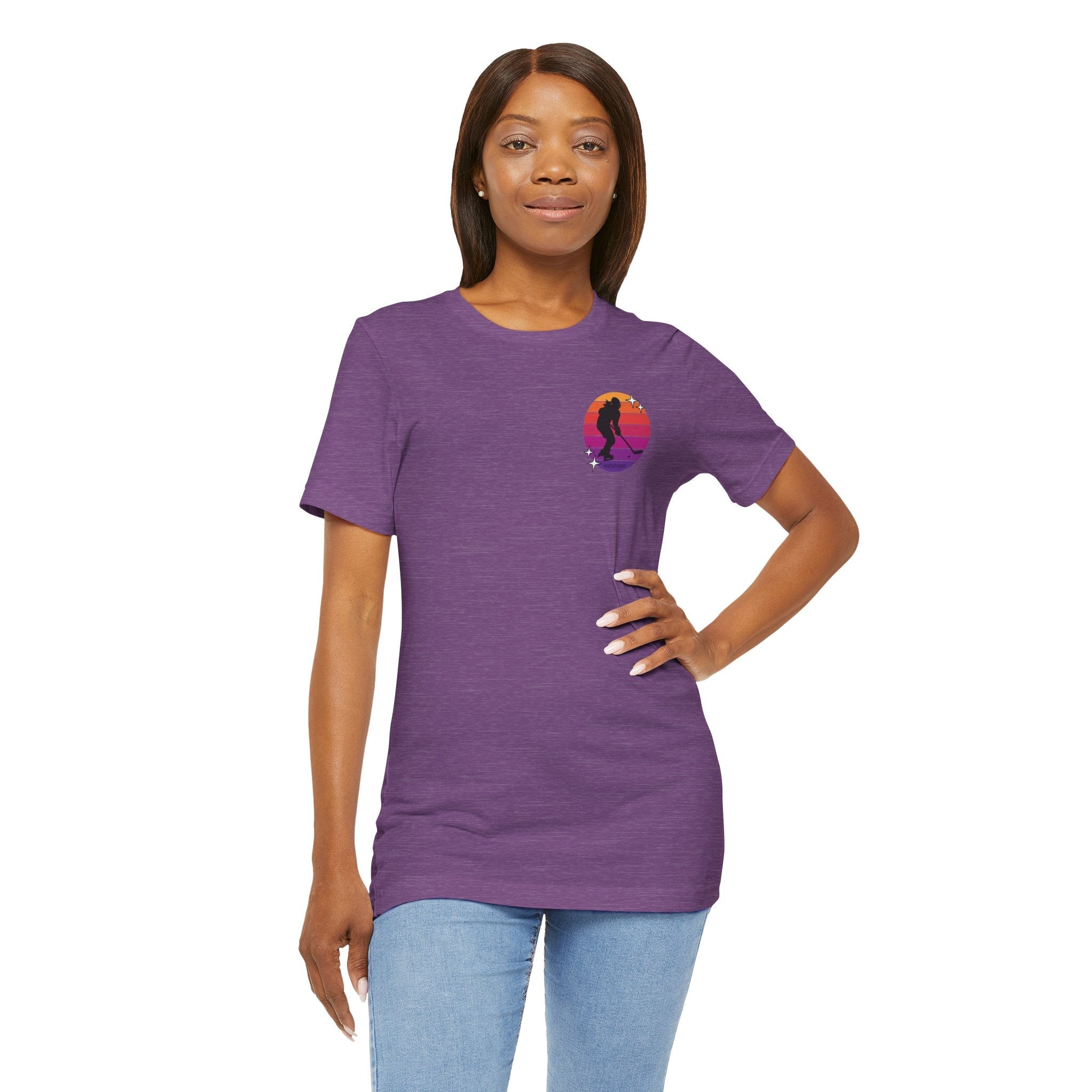 Retro Women's Hockey Unisex Jersey T-shirt | Chix Sports