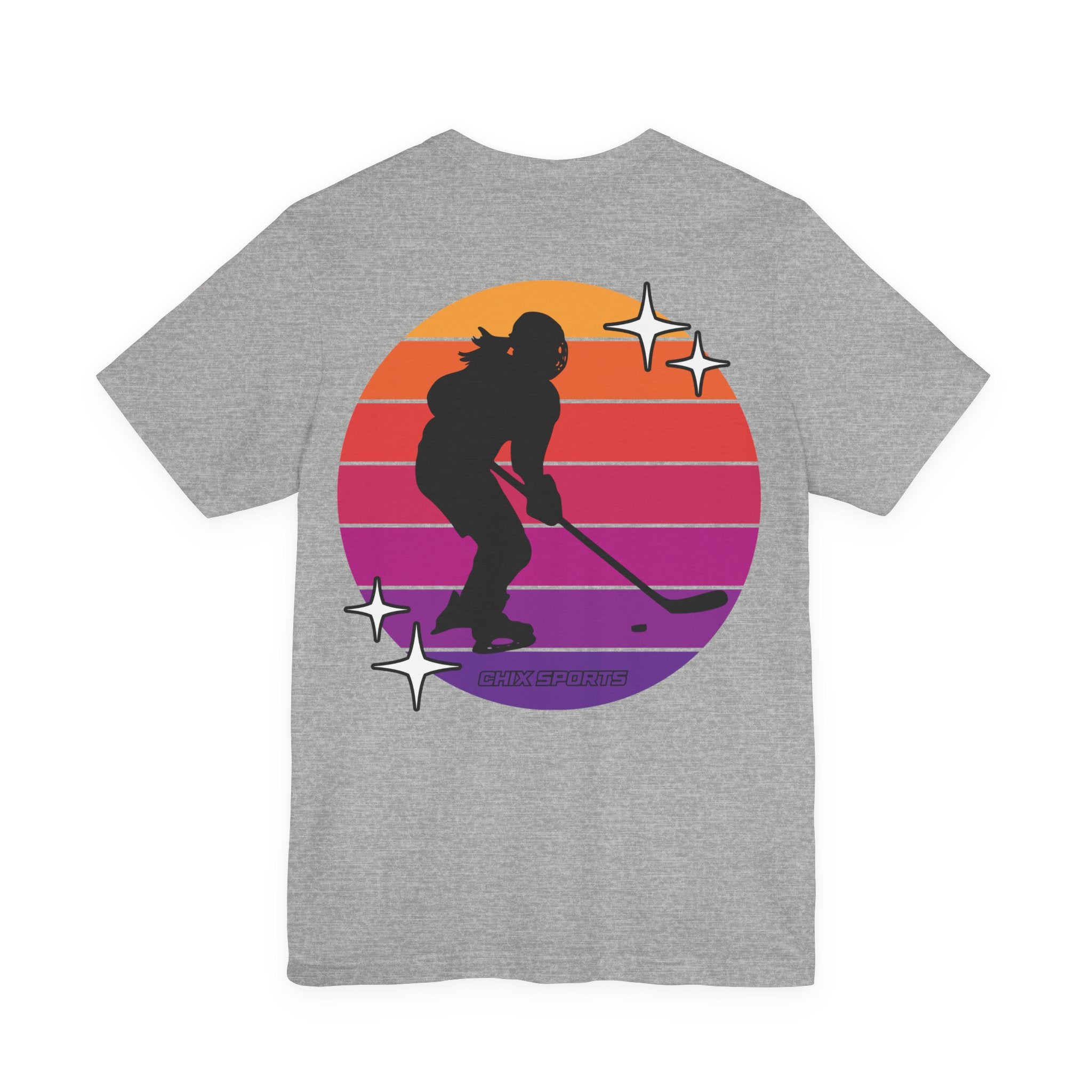 Retro Women's Hockey Unisex Jersey T-shirt | Chix Sports