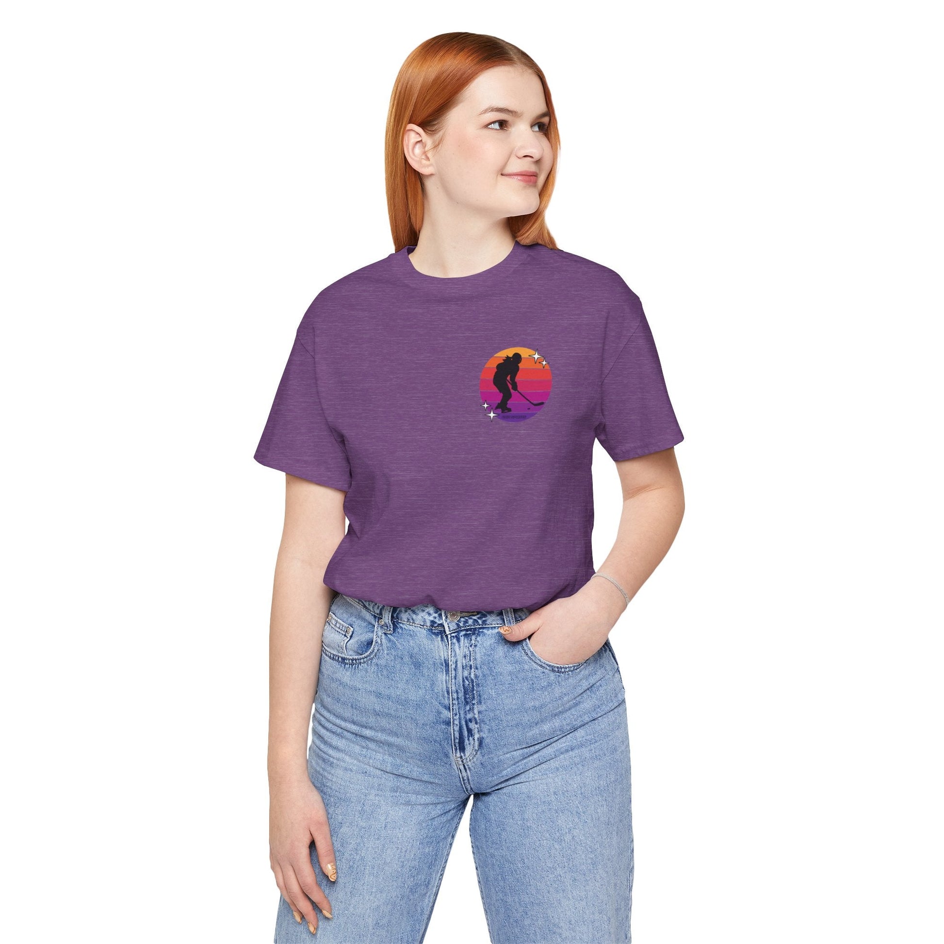 Retro Women's Hockey Unisex Jersey T-shirt | Chix Sports
