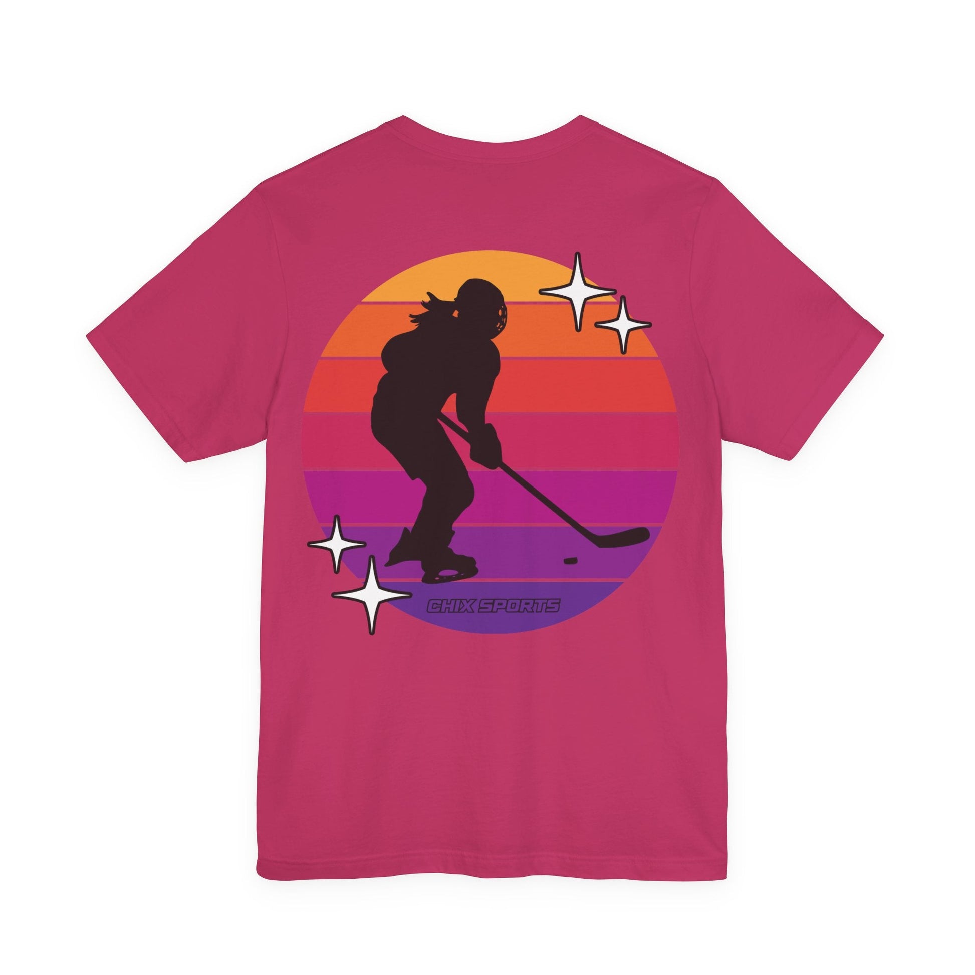 Retro Women's Hockey Unisex Jersey T-shirt | Chix Sports