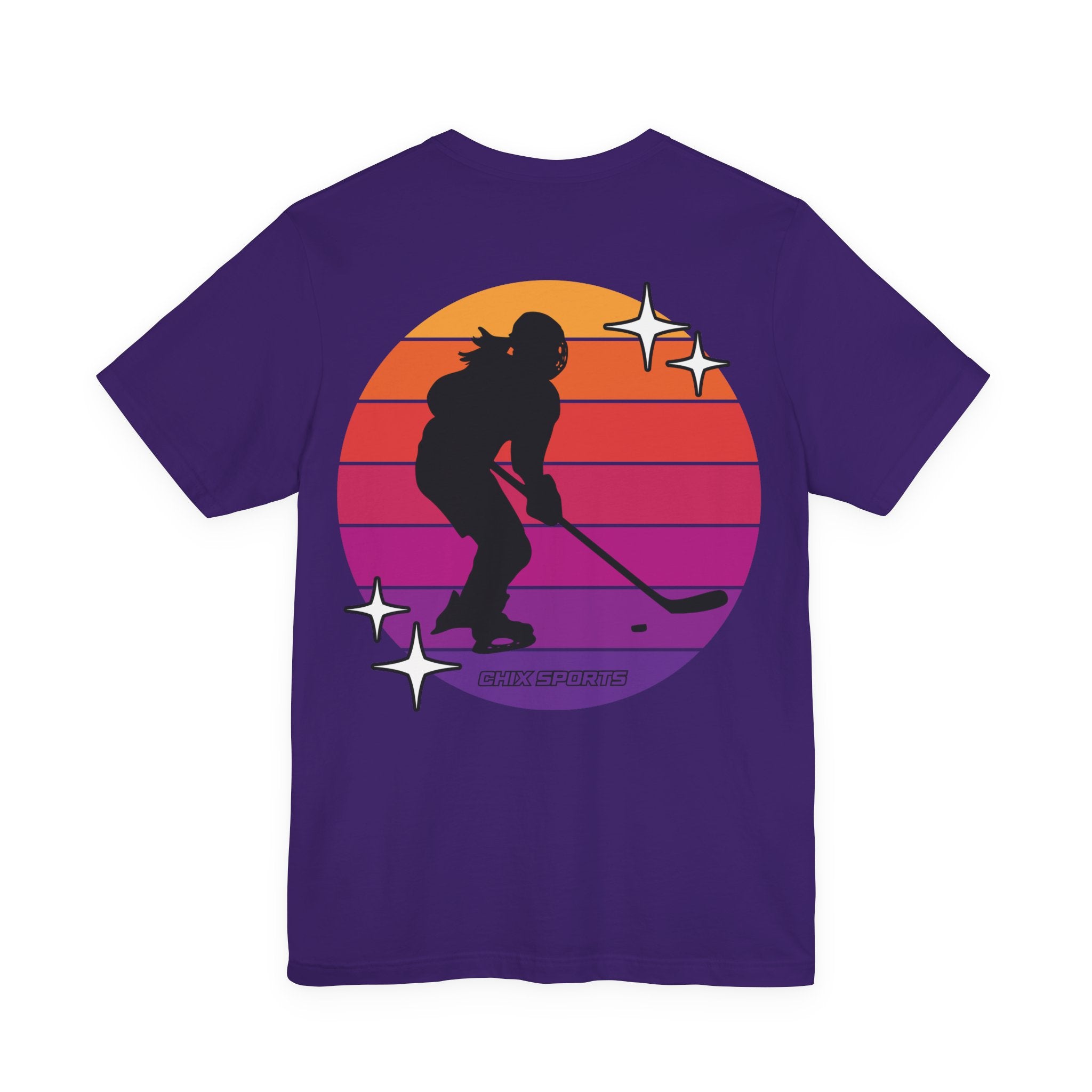 Retro Women's Hockey Unisex Jersey T-shirt | Chix Sports