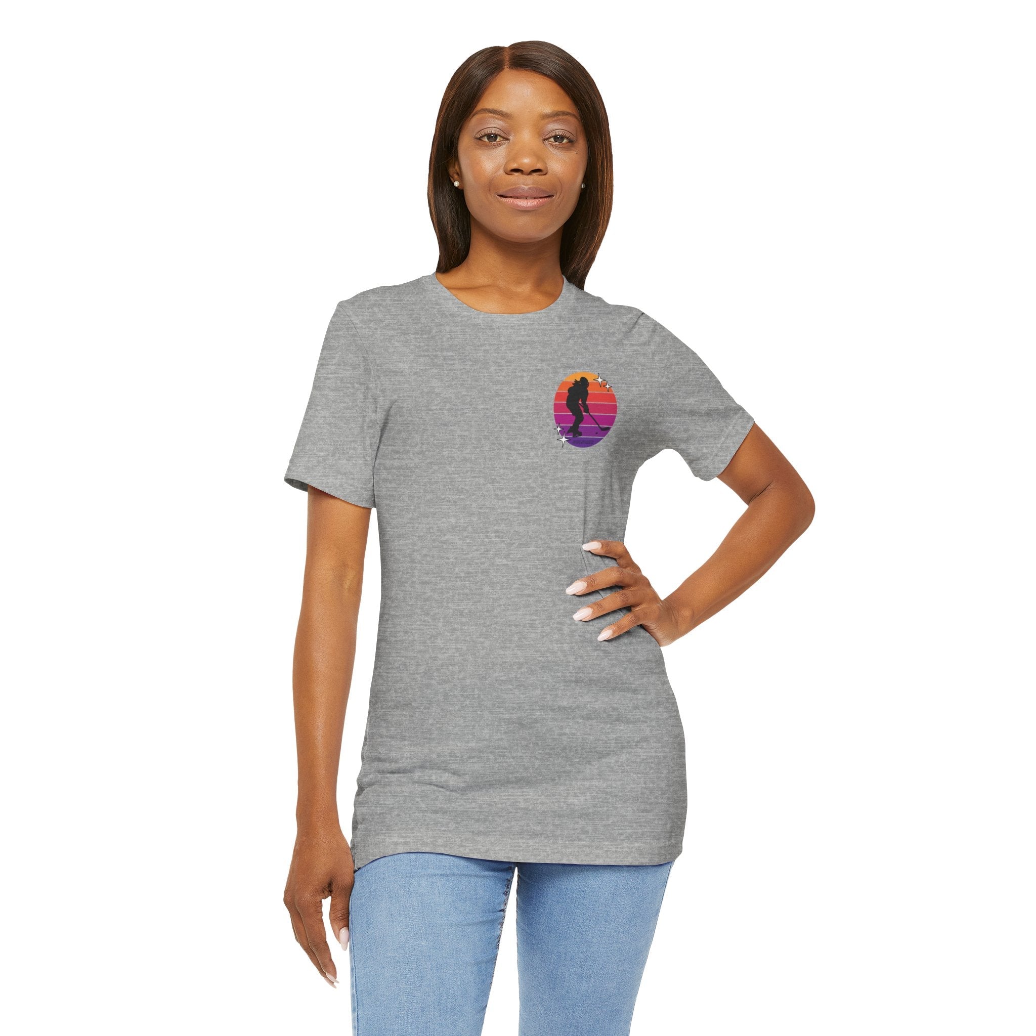 Retro Women's Hockey Unisex Jersey T-shirt | Chix Sports