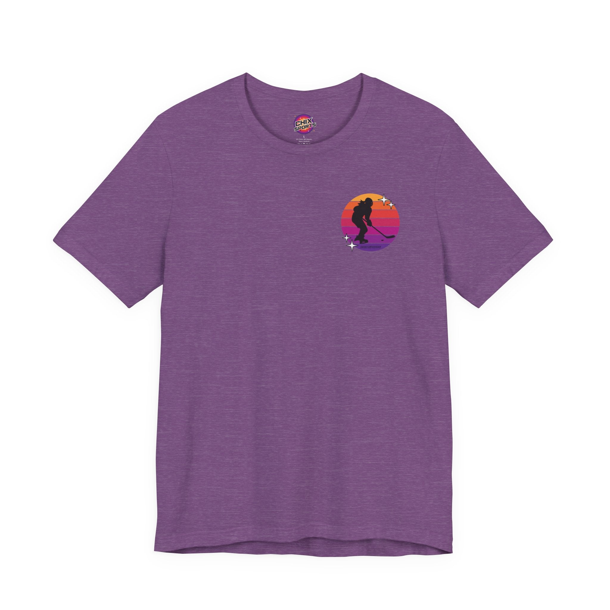 Retro Women's Hockey Unisex Jersey T-shirt | Chix Sports