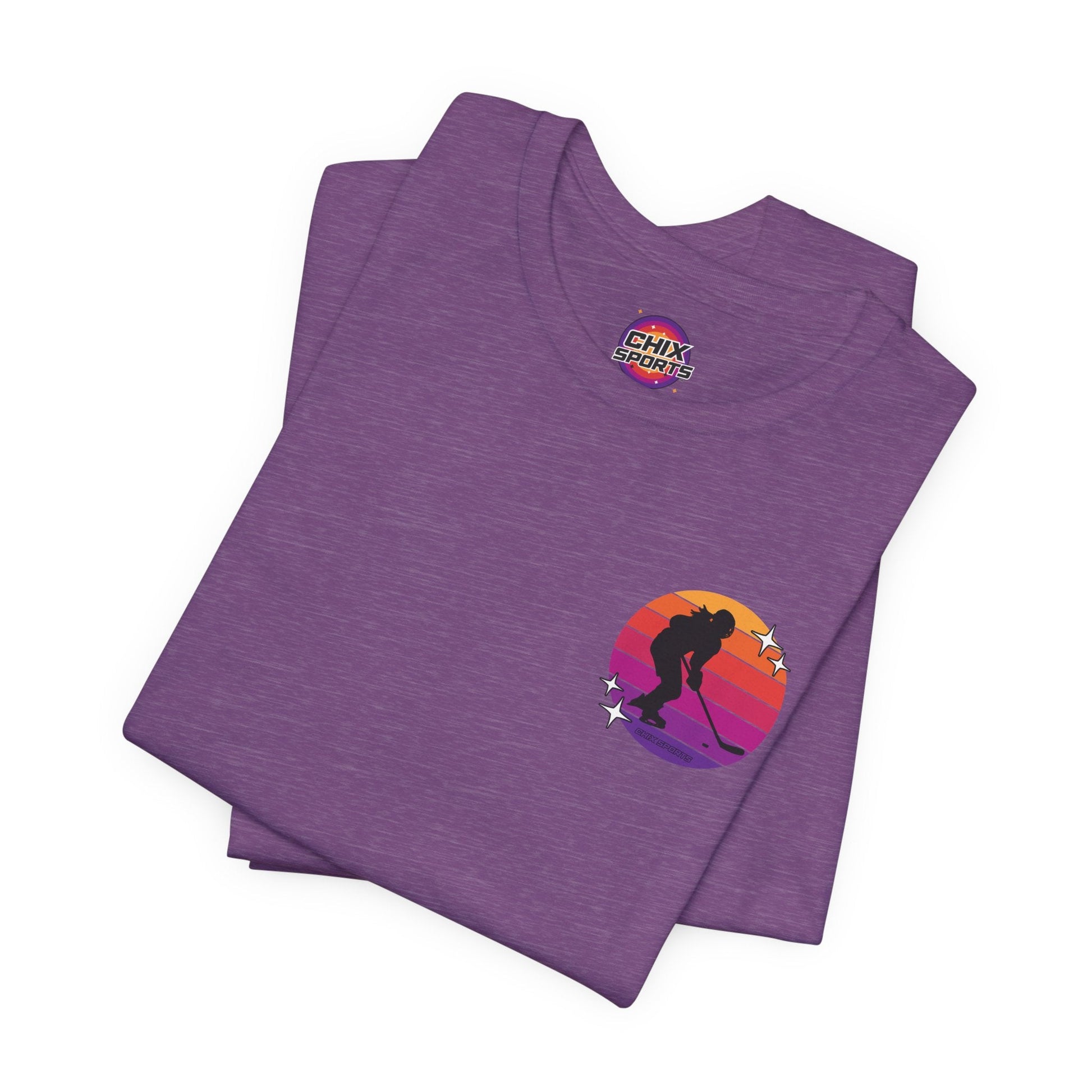 Retro Women's Hockey Unisex Jersey T-shirt | Chix Sports