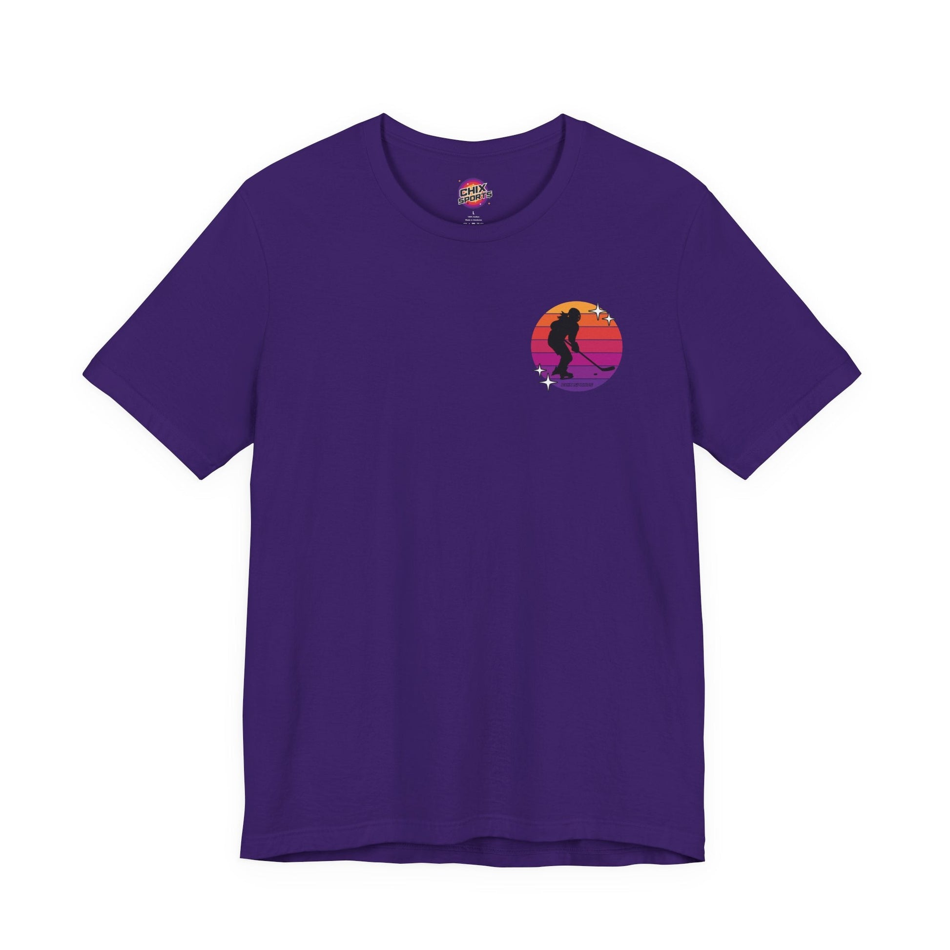 Retro Women's Hockey Unisex Jersey T-shirt | Chix Sports