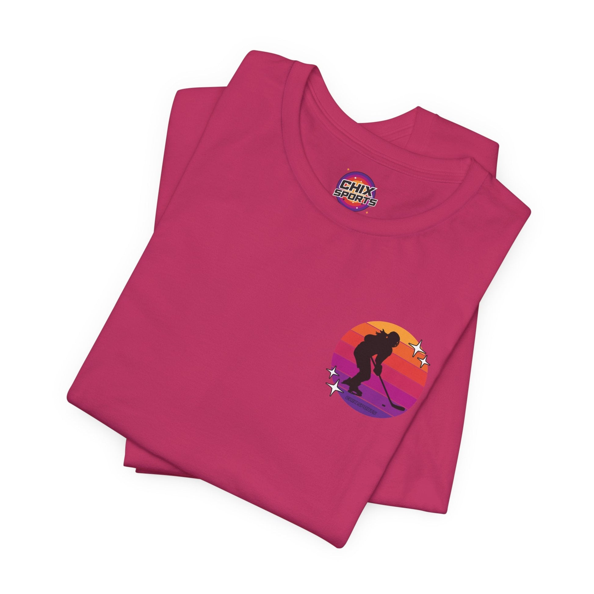 Retro Women's Hockey Unisex Jersey T-shirt | Chix Sports